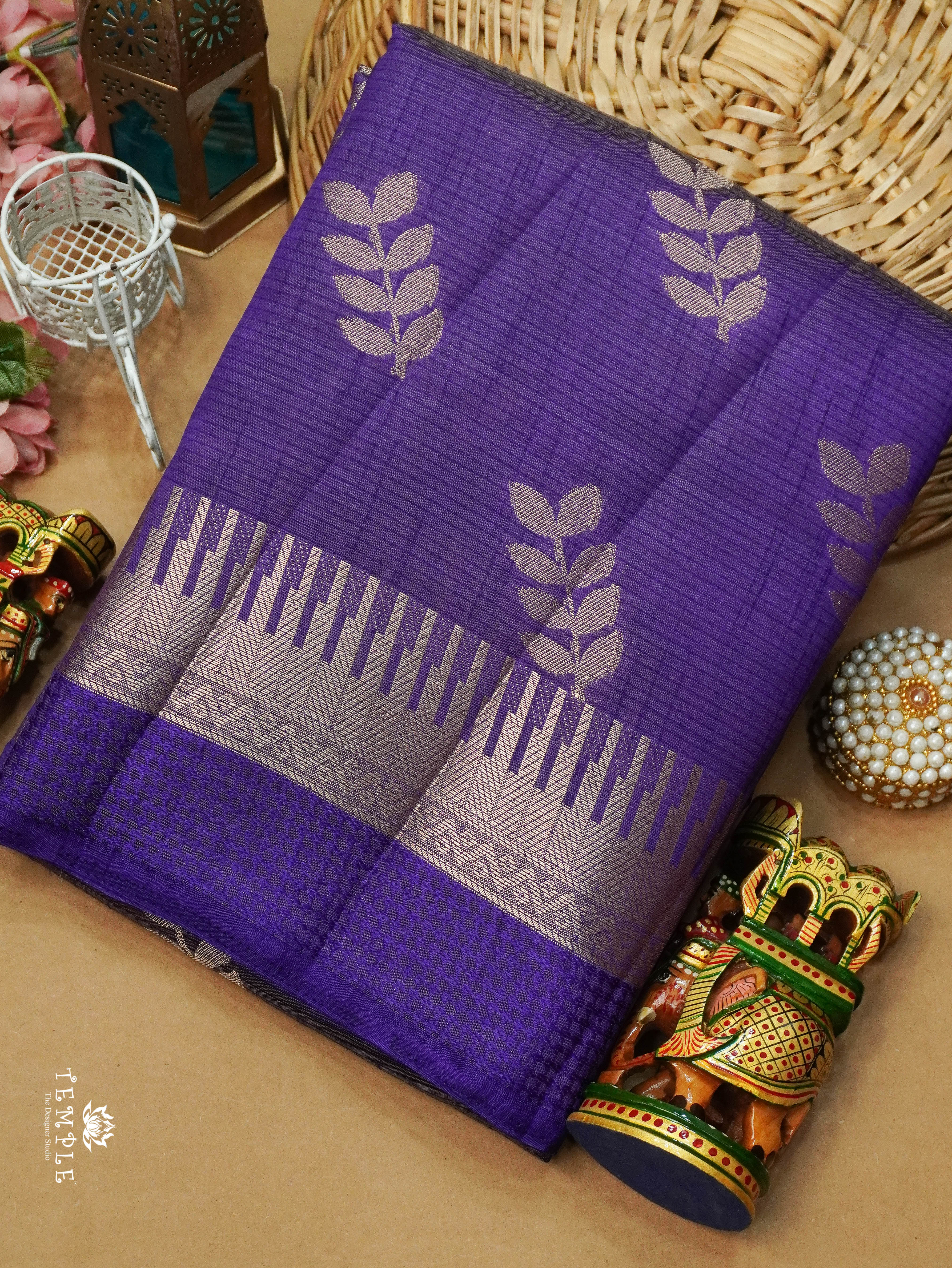 Semi Tussar Silk Saree | TTDS3148