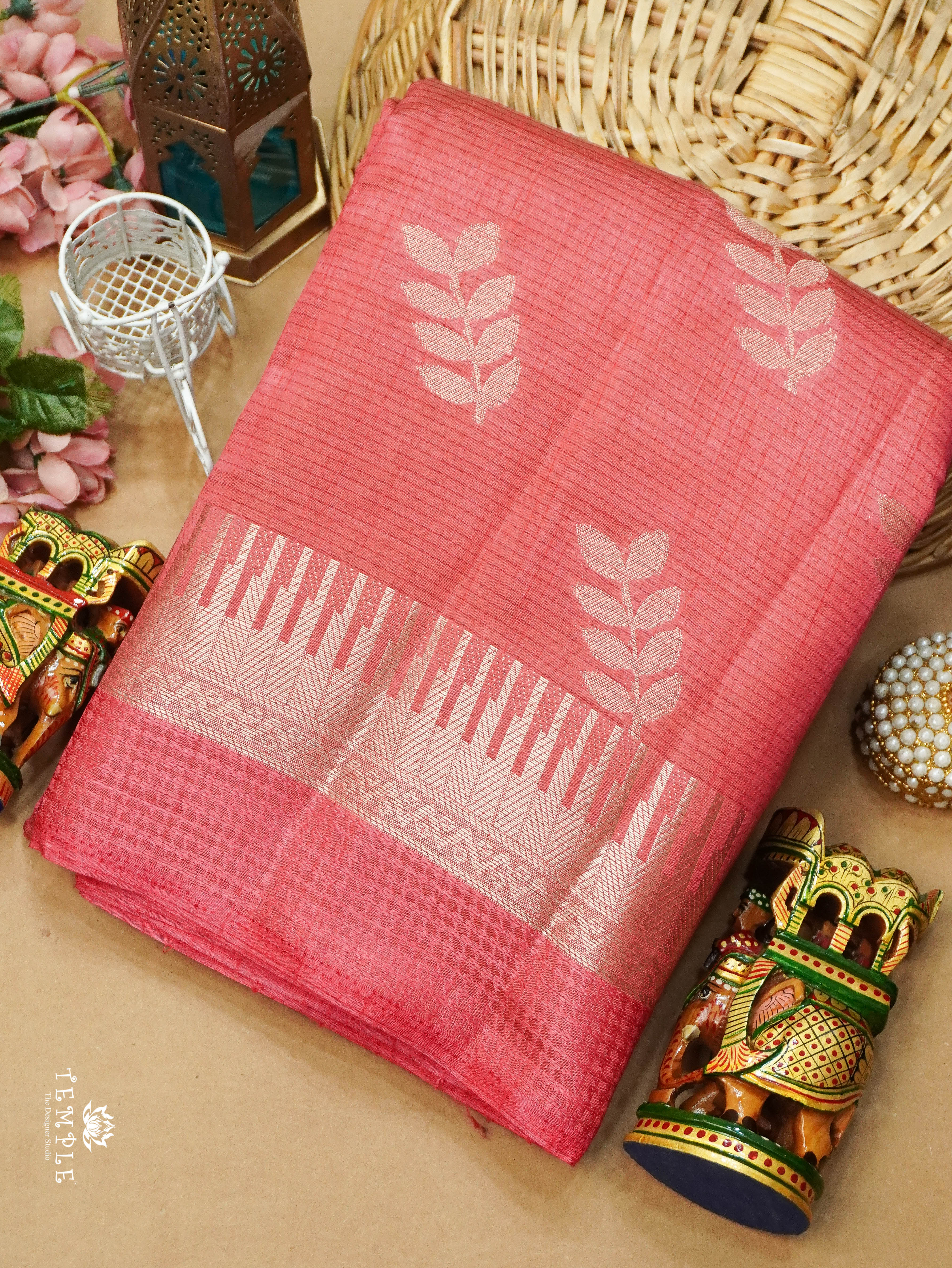 Semi Tussar Silk Saree | TTDS3148