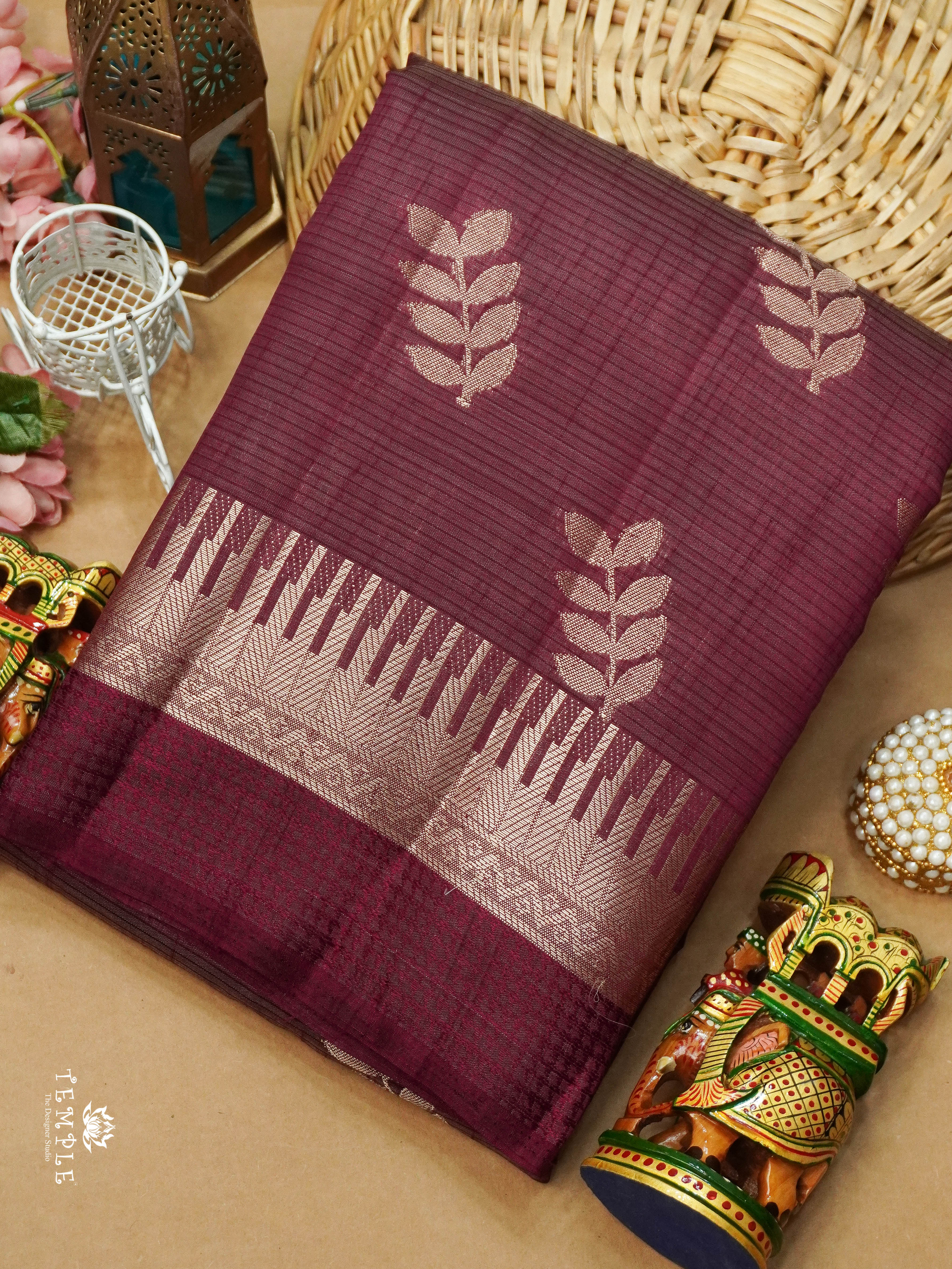Semi Tussar Silk Saree | TTDS3148