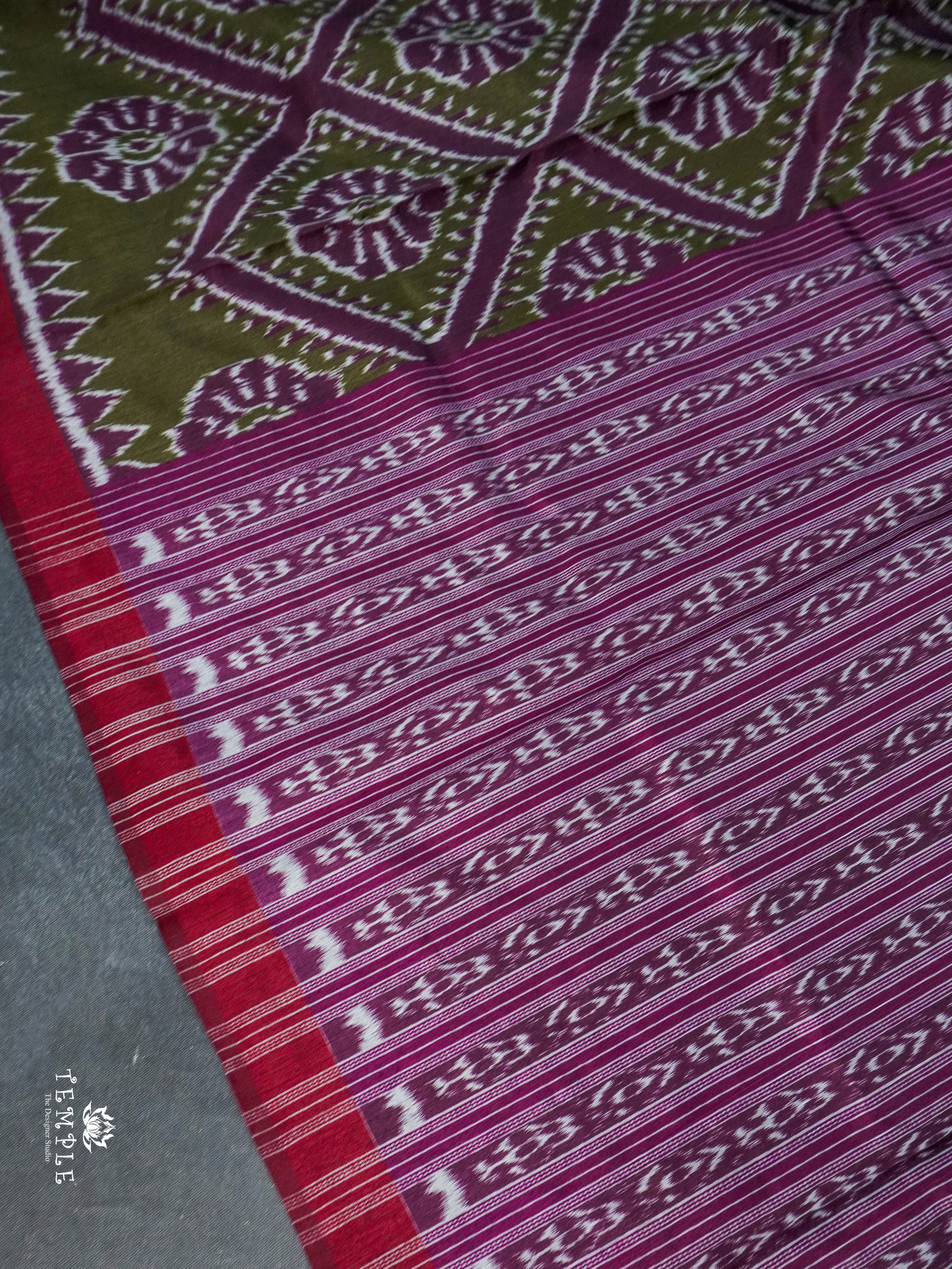 Printed Bengal Cotton Saree | TTDS1680