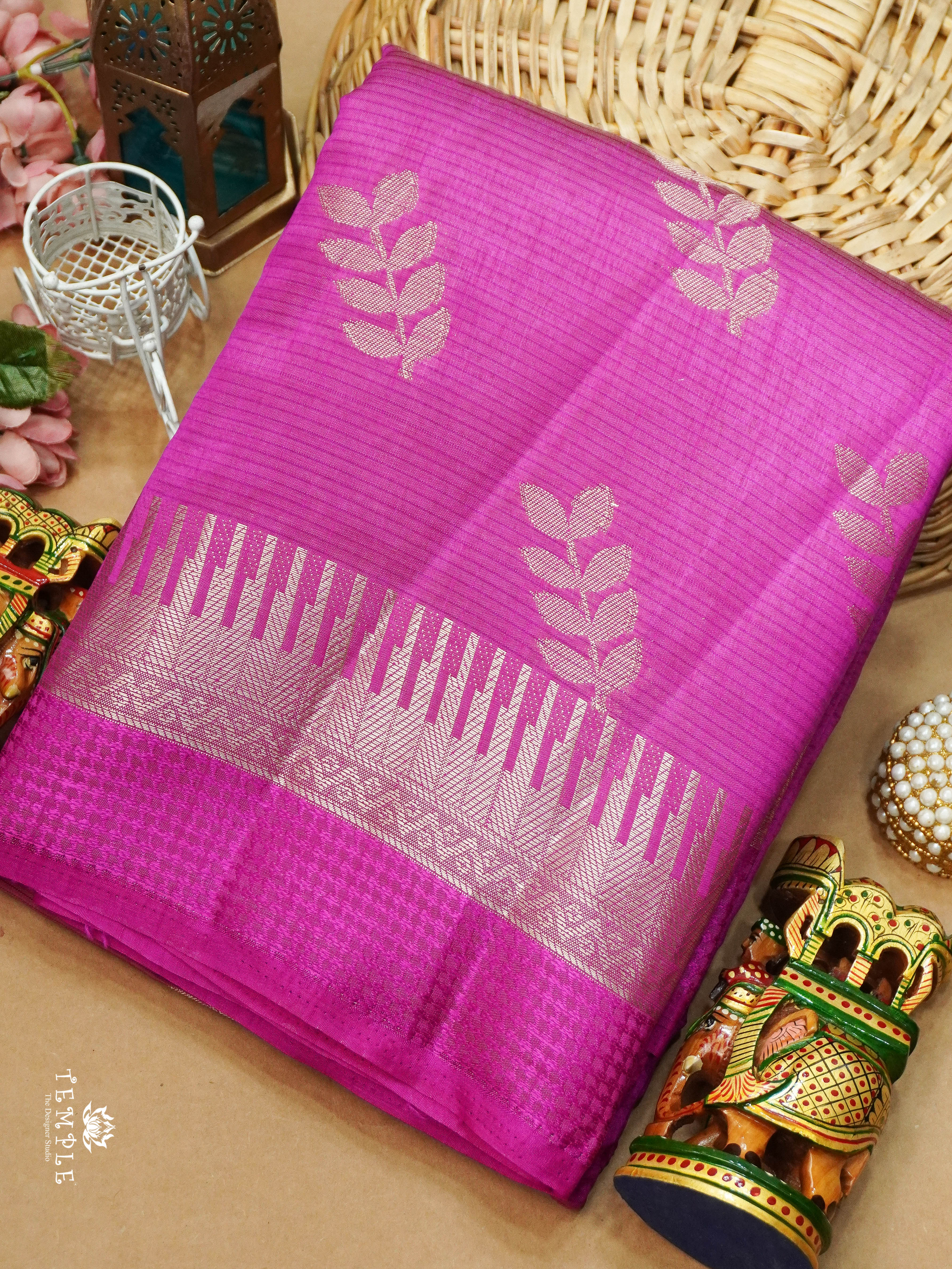 Semi Tussar Silk Saree | TTDS3148