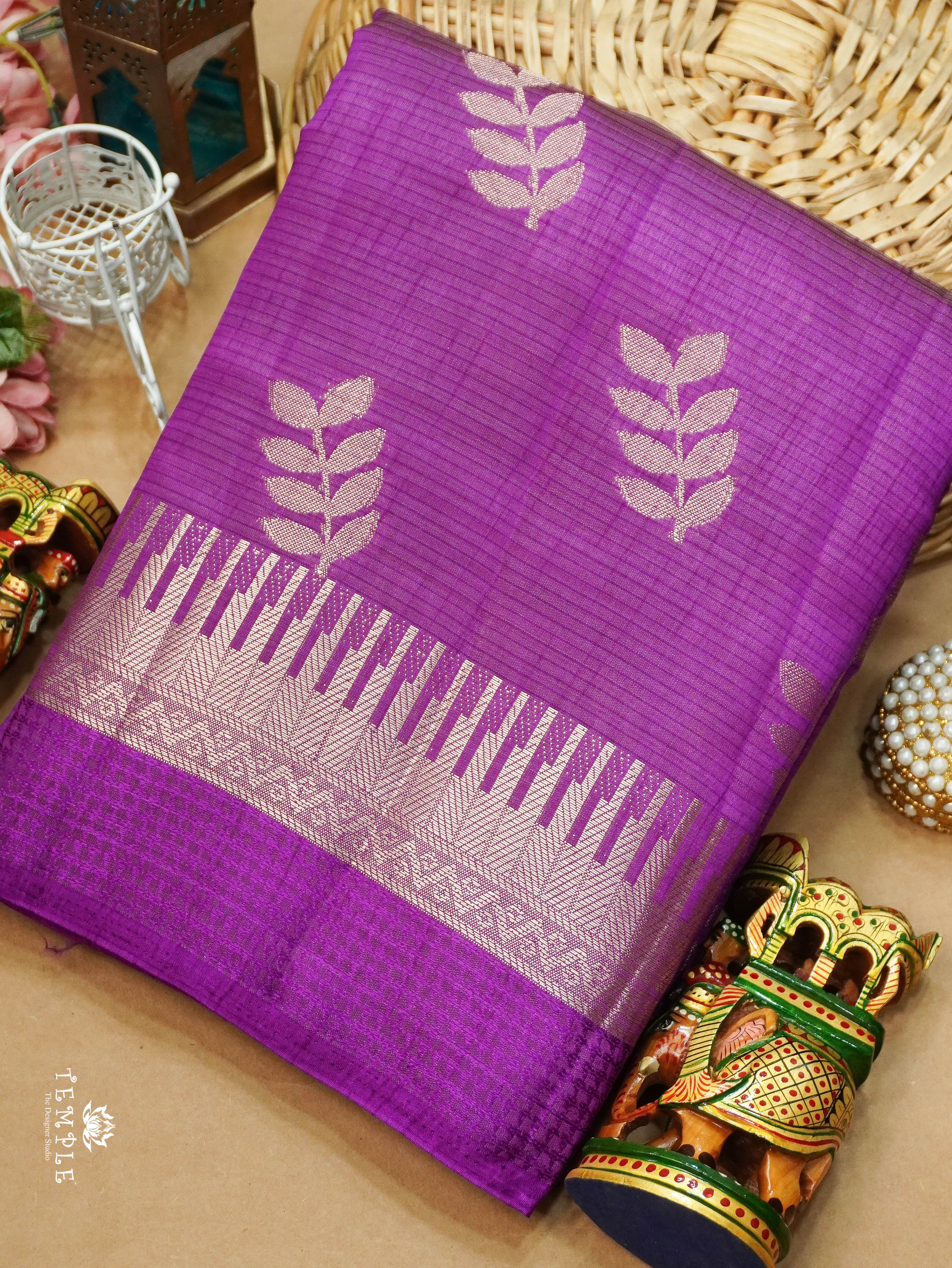 Semi Tussar Silk Saree | TTDS3148