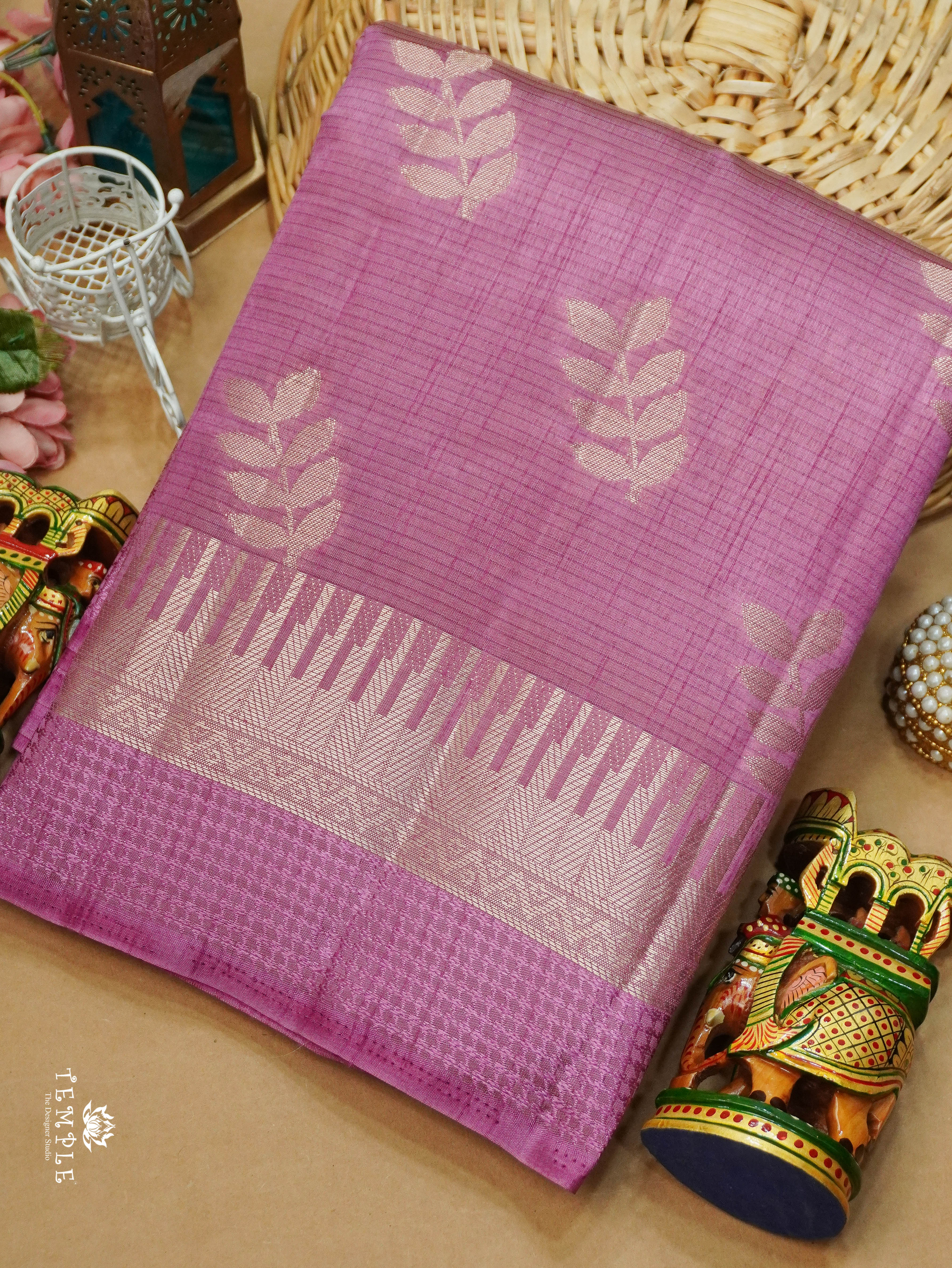 Semi Tussar Silk Saree | TTDS3148