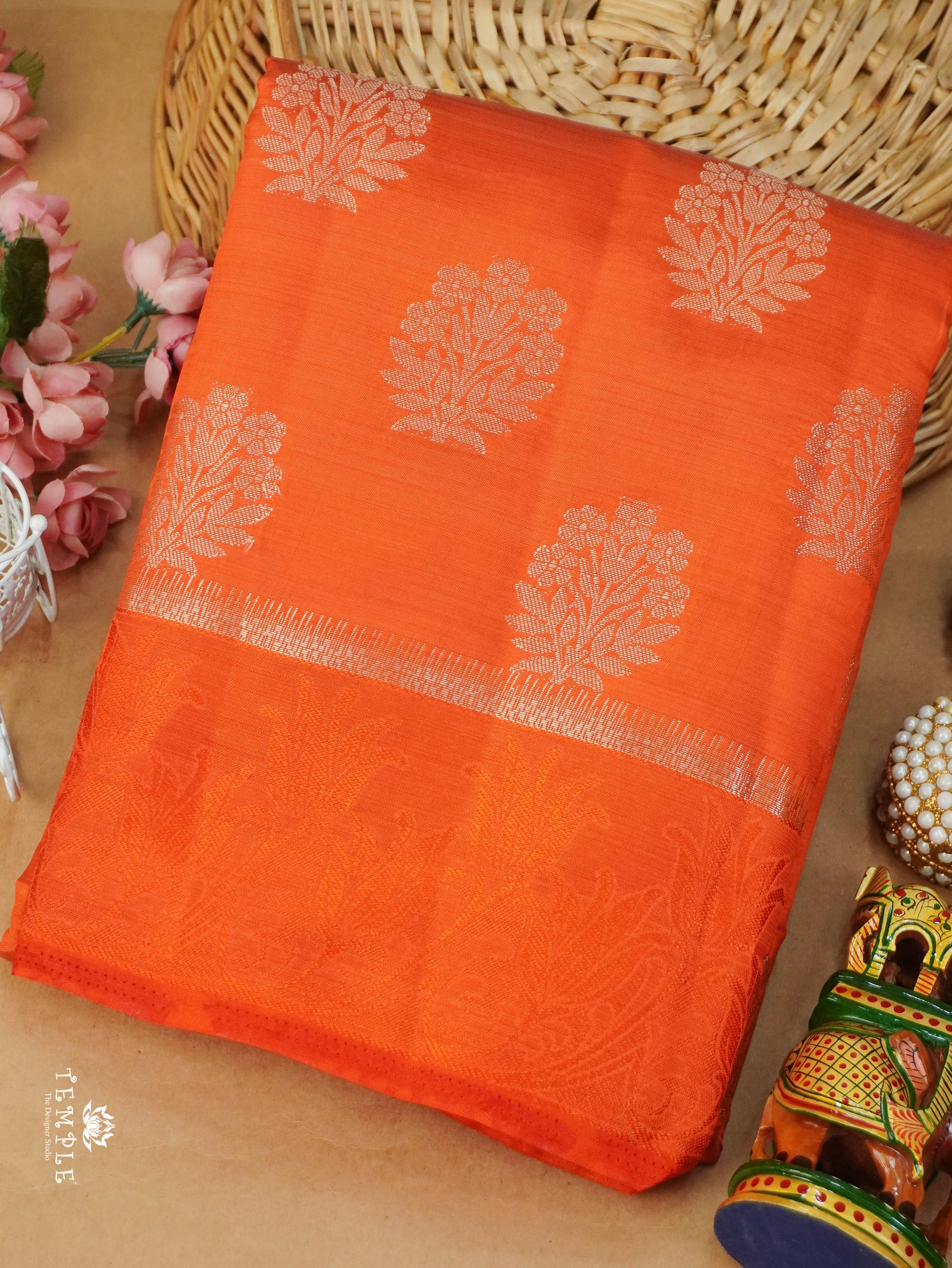 Semi Tussar Silk Saree  | TTDS2686