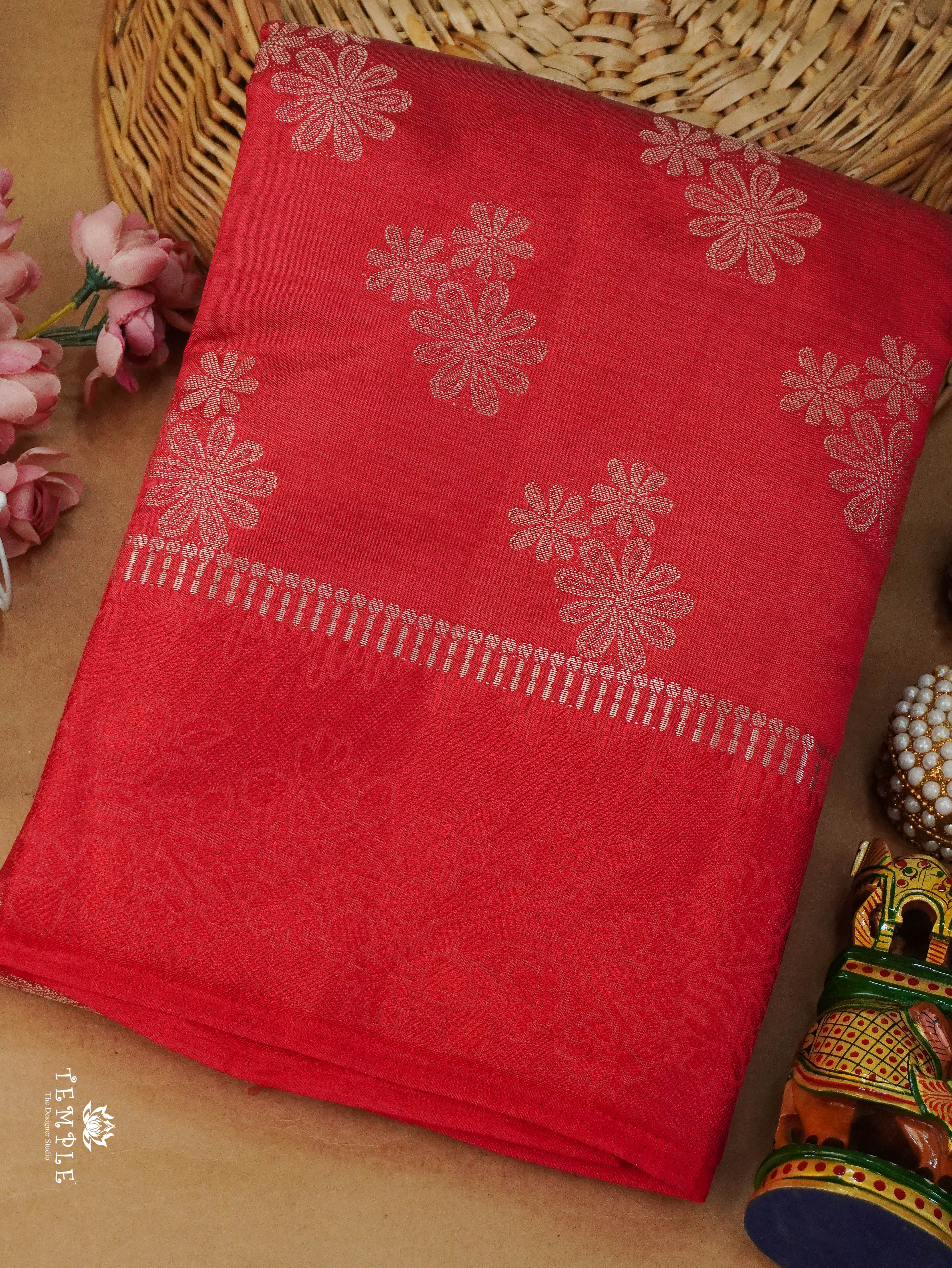 Semi Tussar Silk Saree | TTDS3149