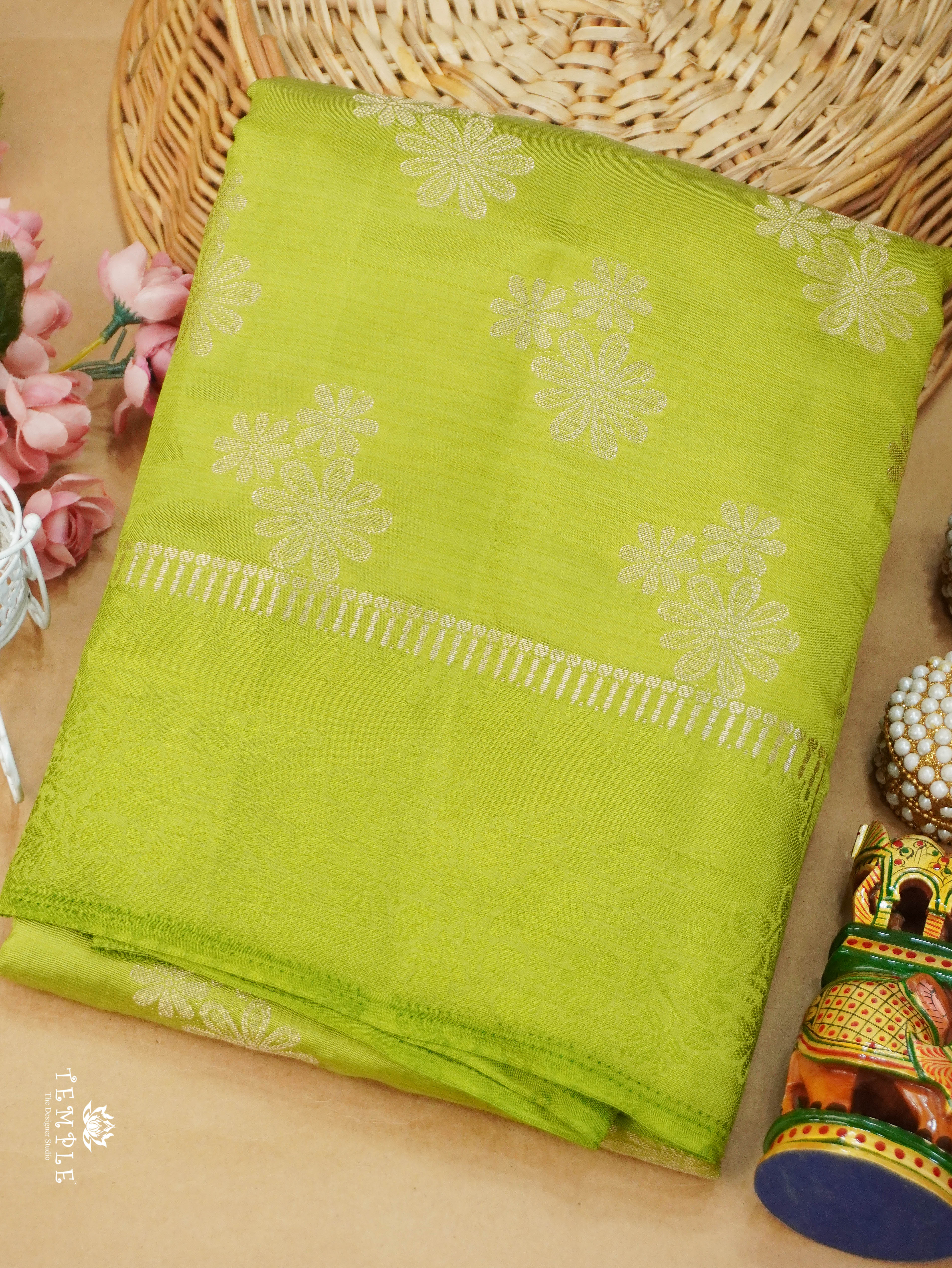 Semi Tussar Silk Saree | TTDS3149