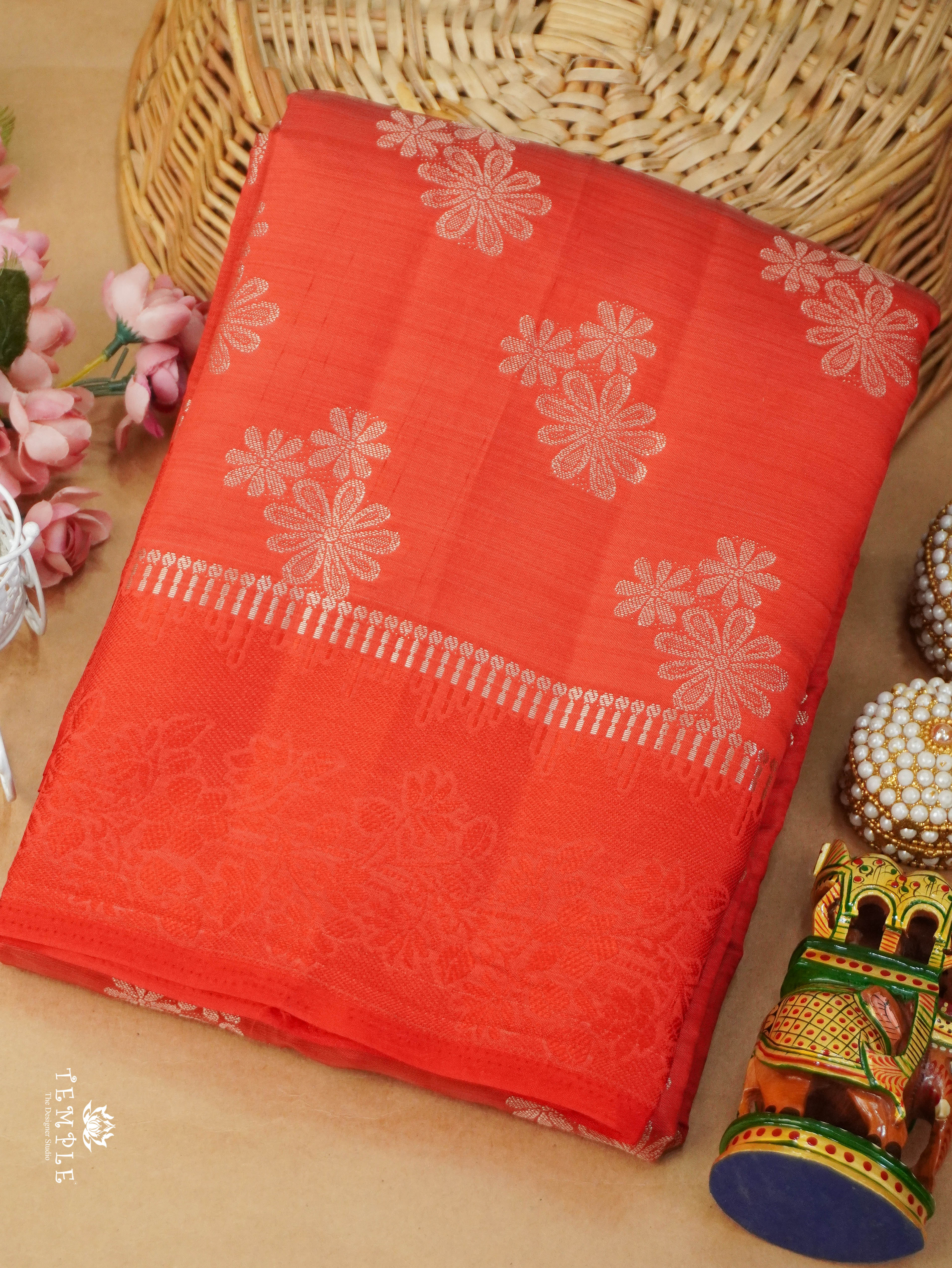Semi Tussar Silk Saree | TTDS3149