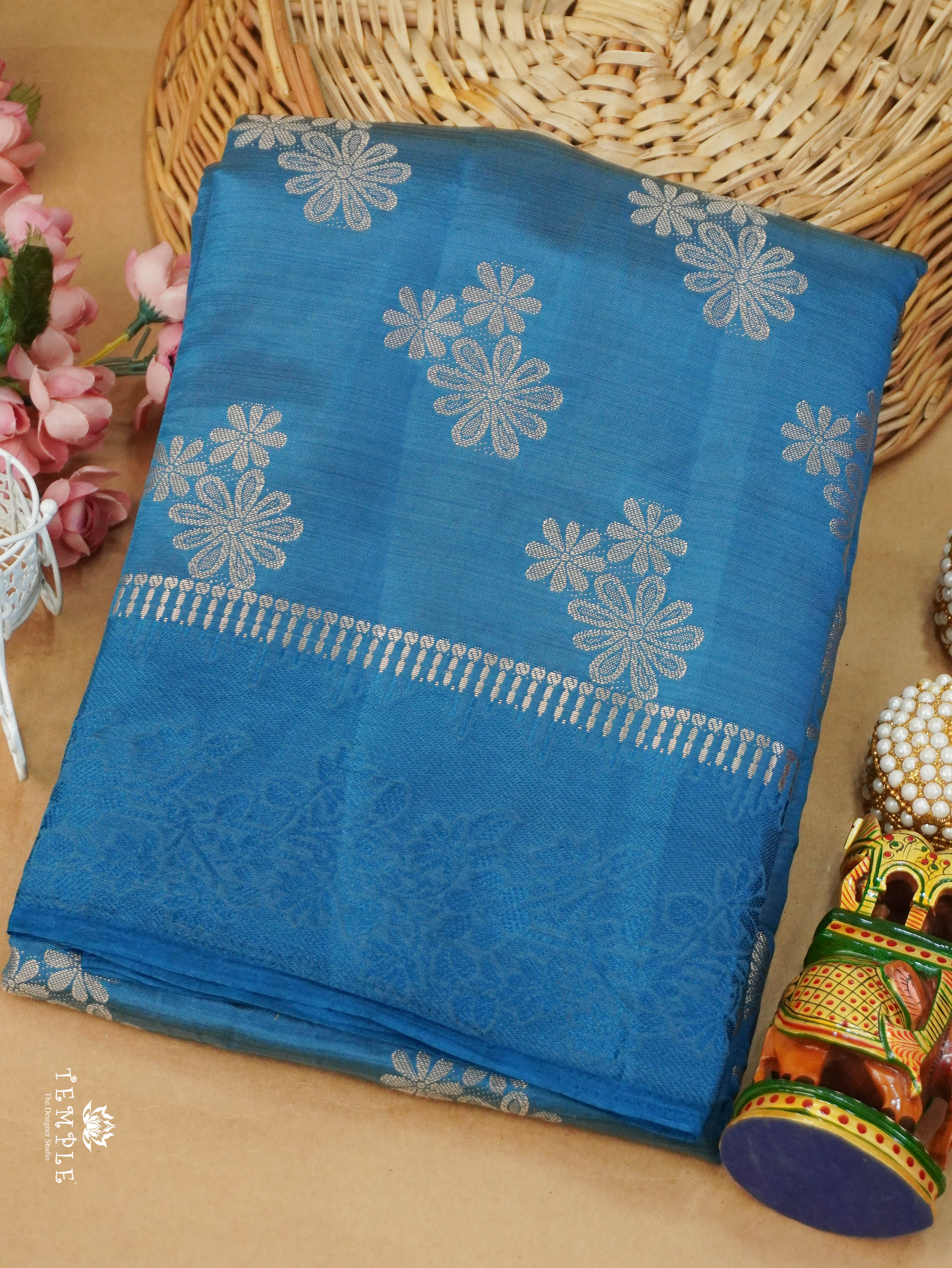 Semi Tussar Silk Saree | TTDS3149