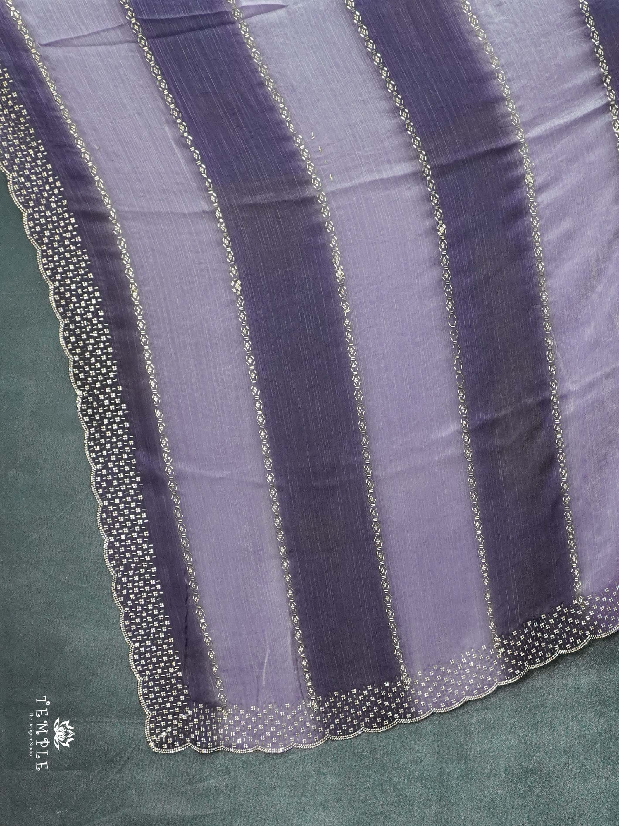 Designer Saree With Beads Work | TTDS2650