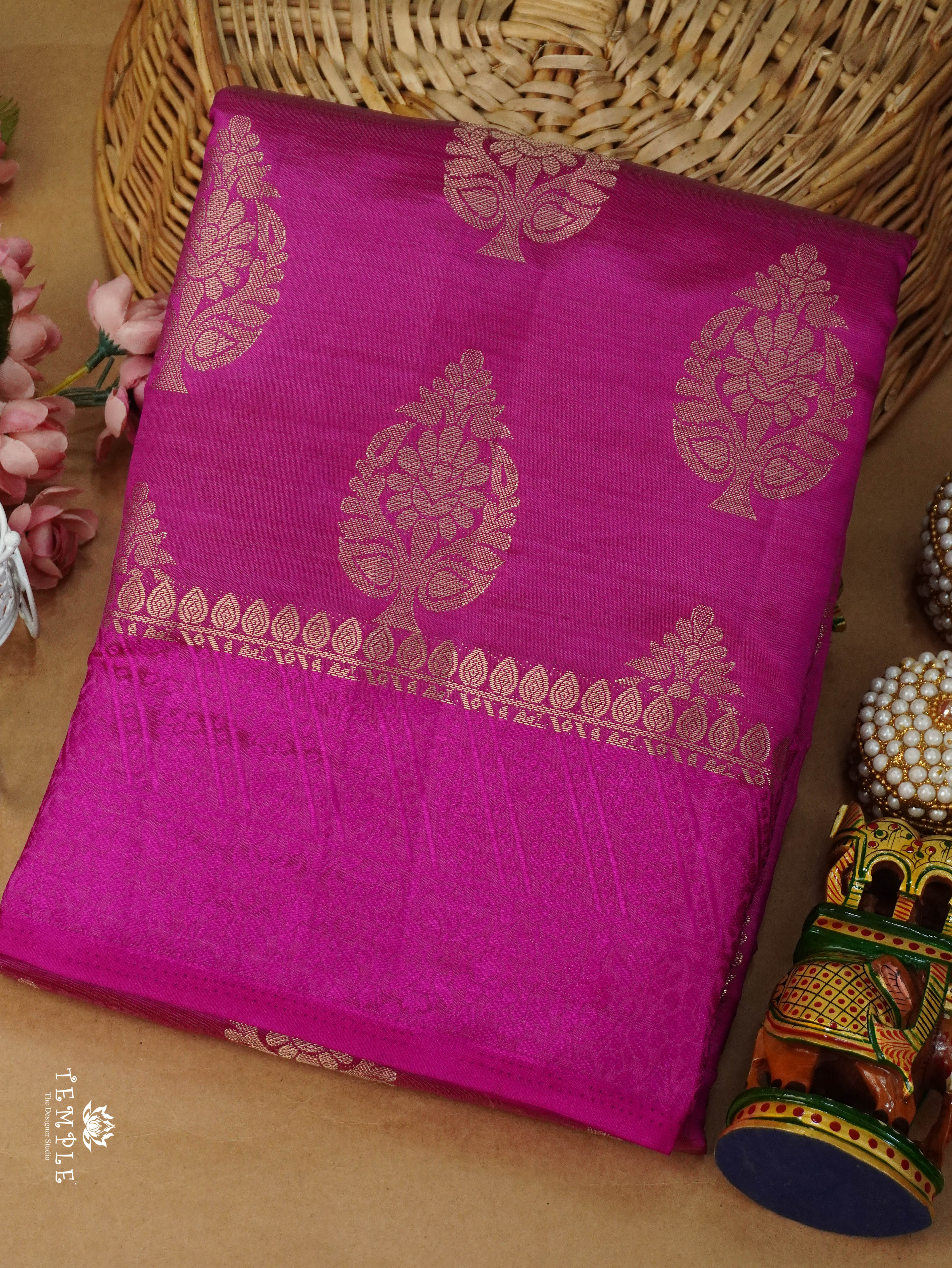 Semi Tussar Silk Saree | TTDS3150