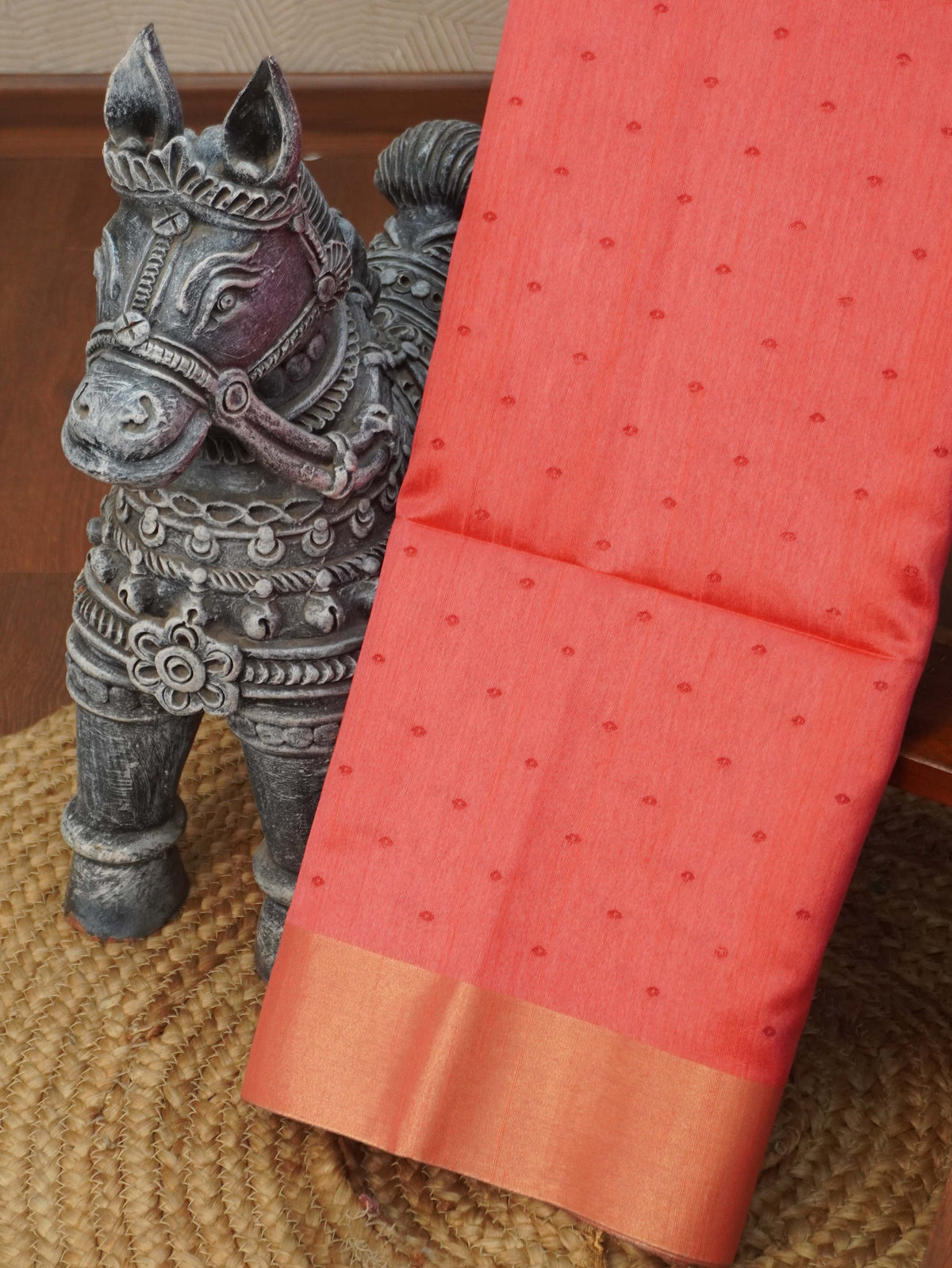 Raw Silk Saree | TTDS3572