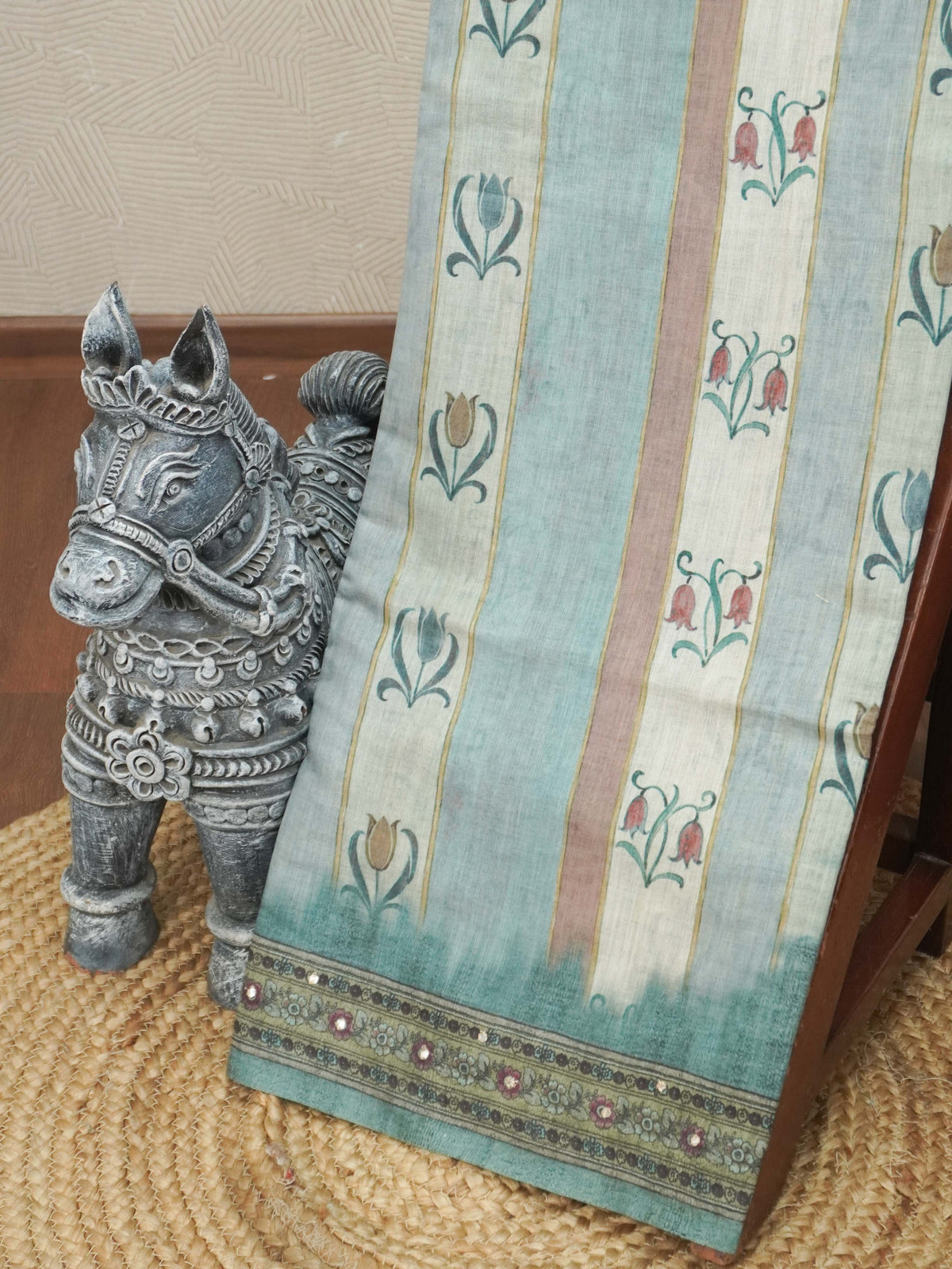 Chanderi Cotton Saree | TTDS3587