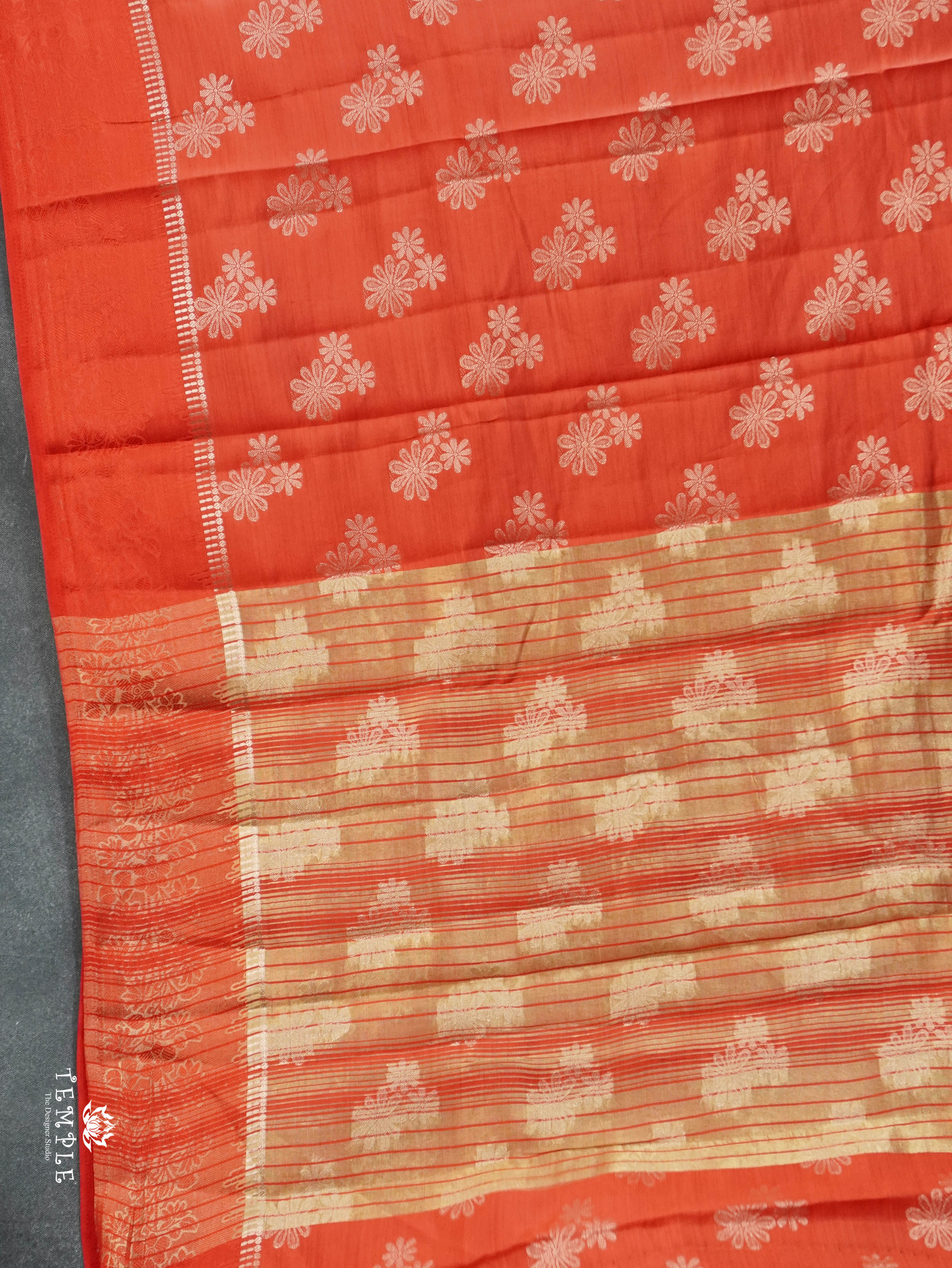 Semi Tussar Silk Saree | TTDS3149