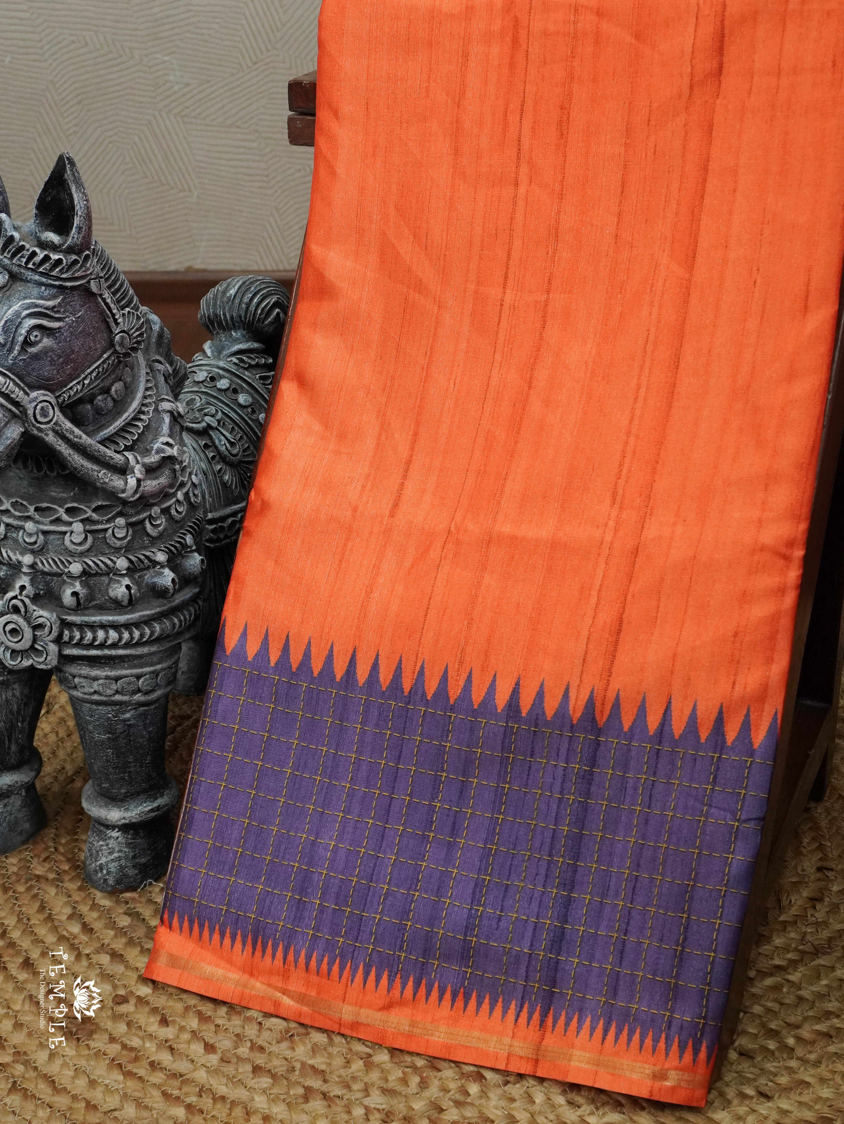 Printed Art Silk Saree | TTDS3154