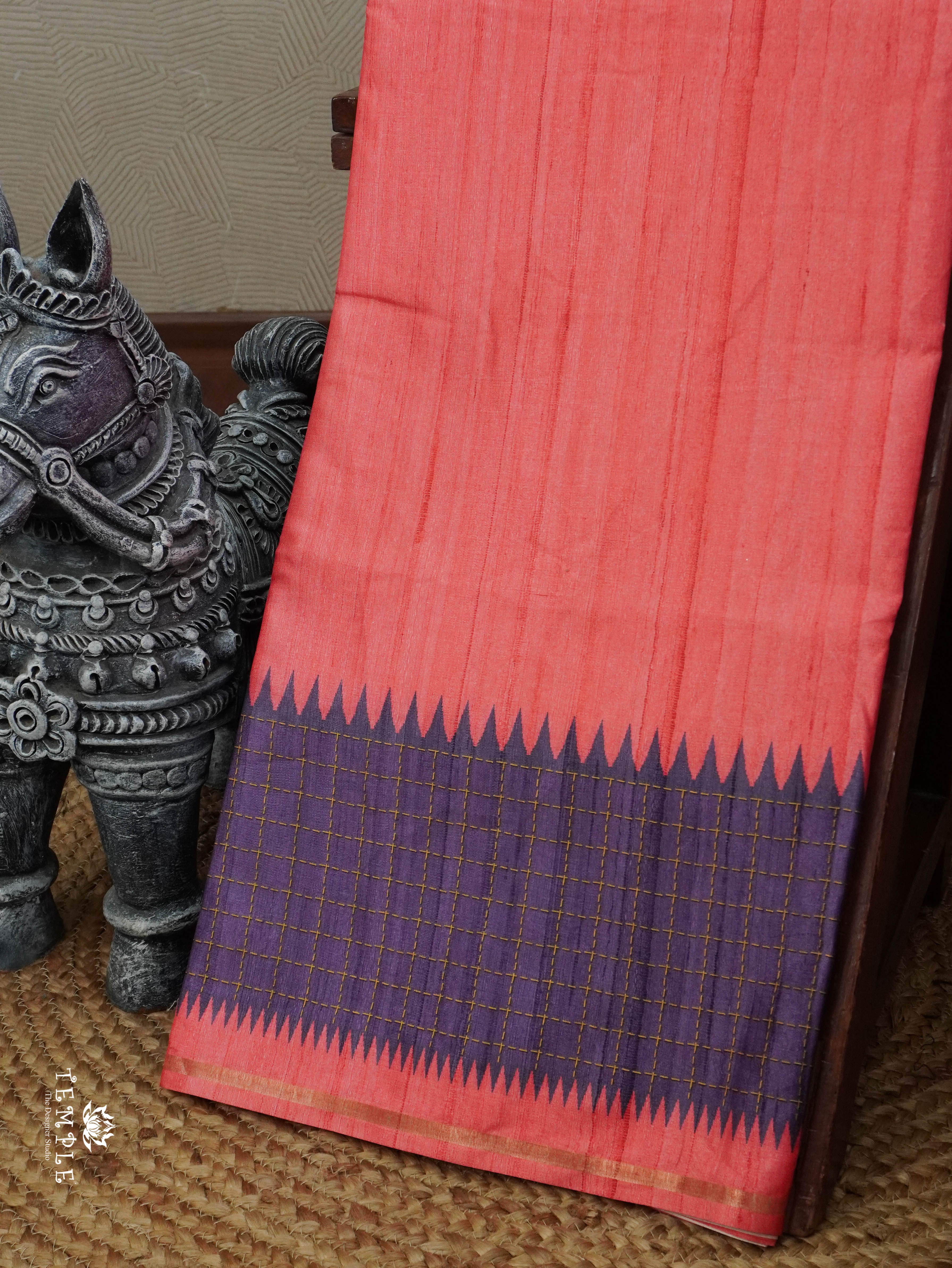 Printed Art Silk Saree | TTDS3154