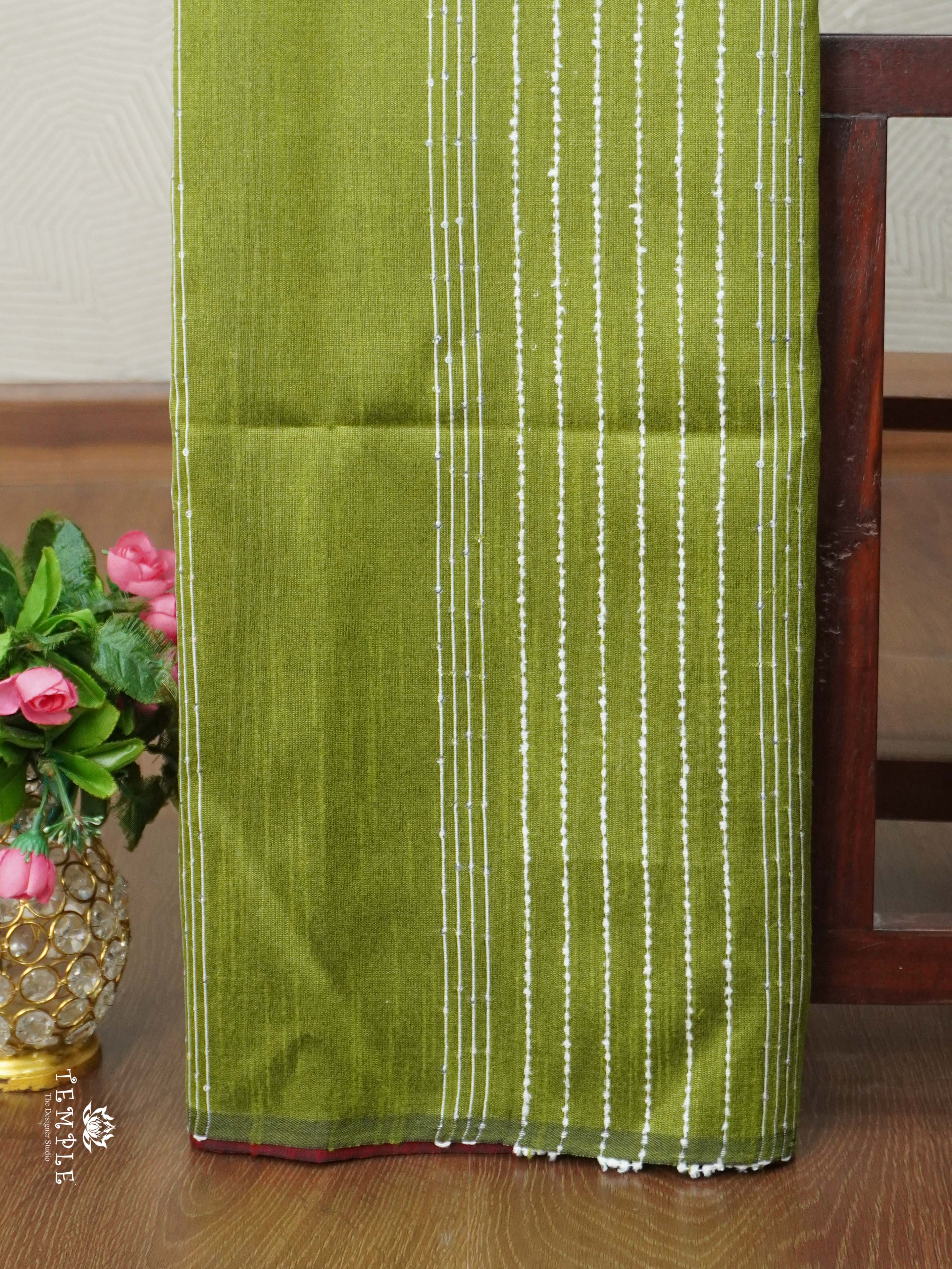 Raw Silk Saree with sequins Work | TTDS2100