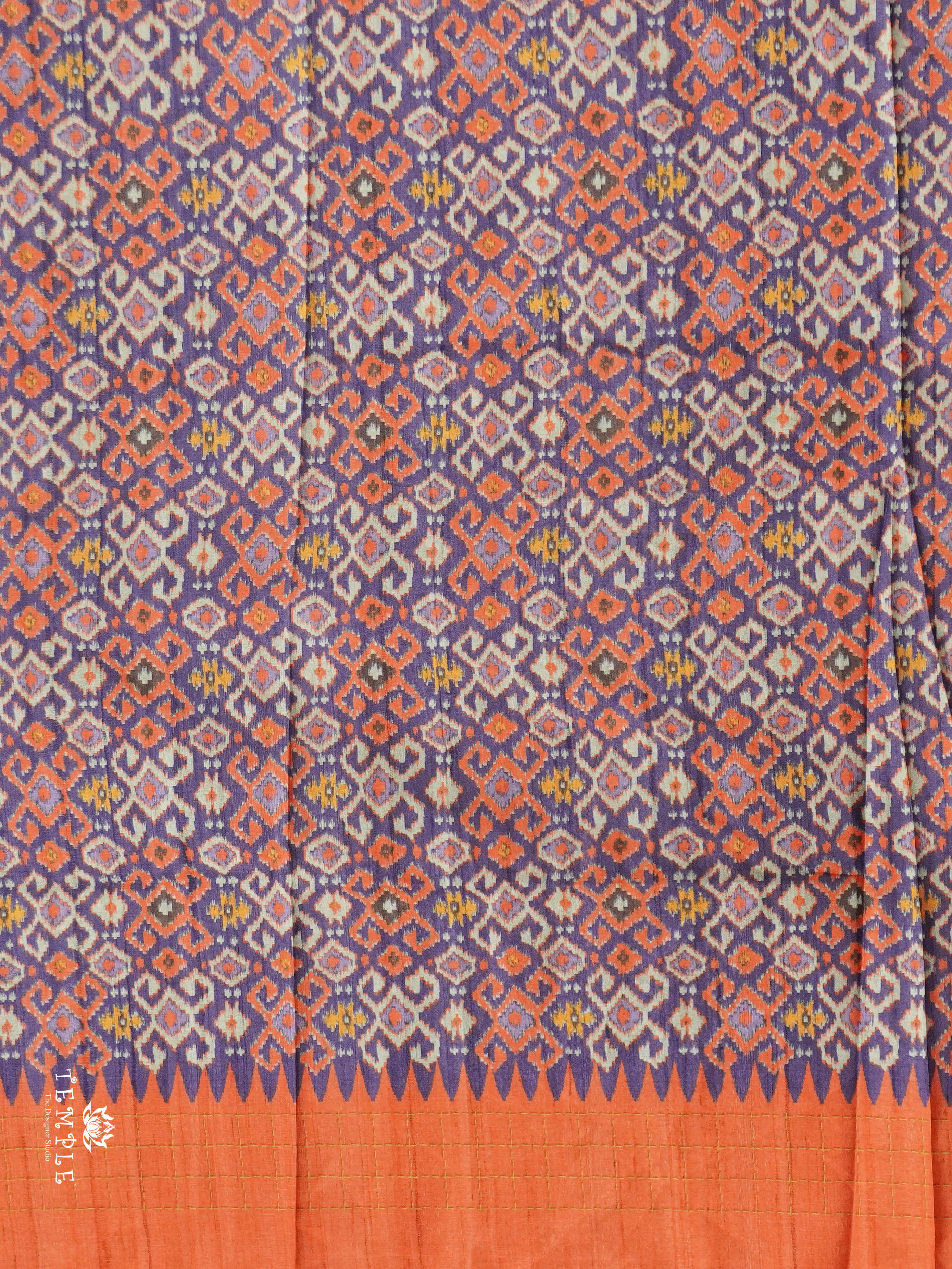 Printed Art Silk Saree | TTDS3154