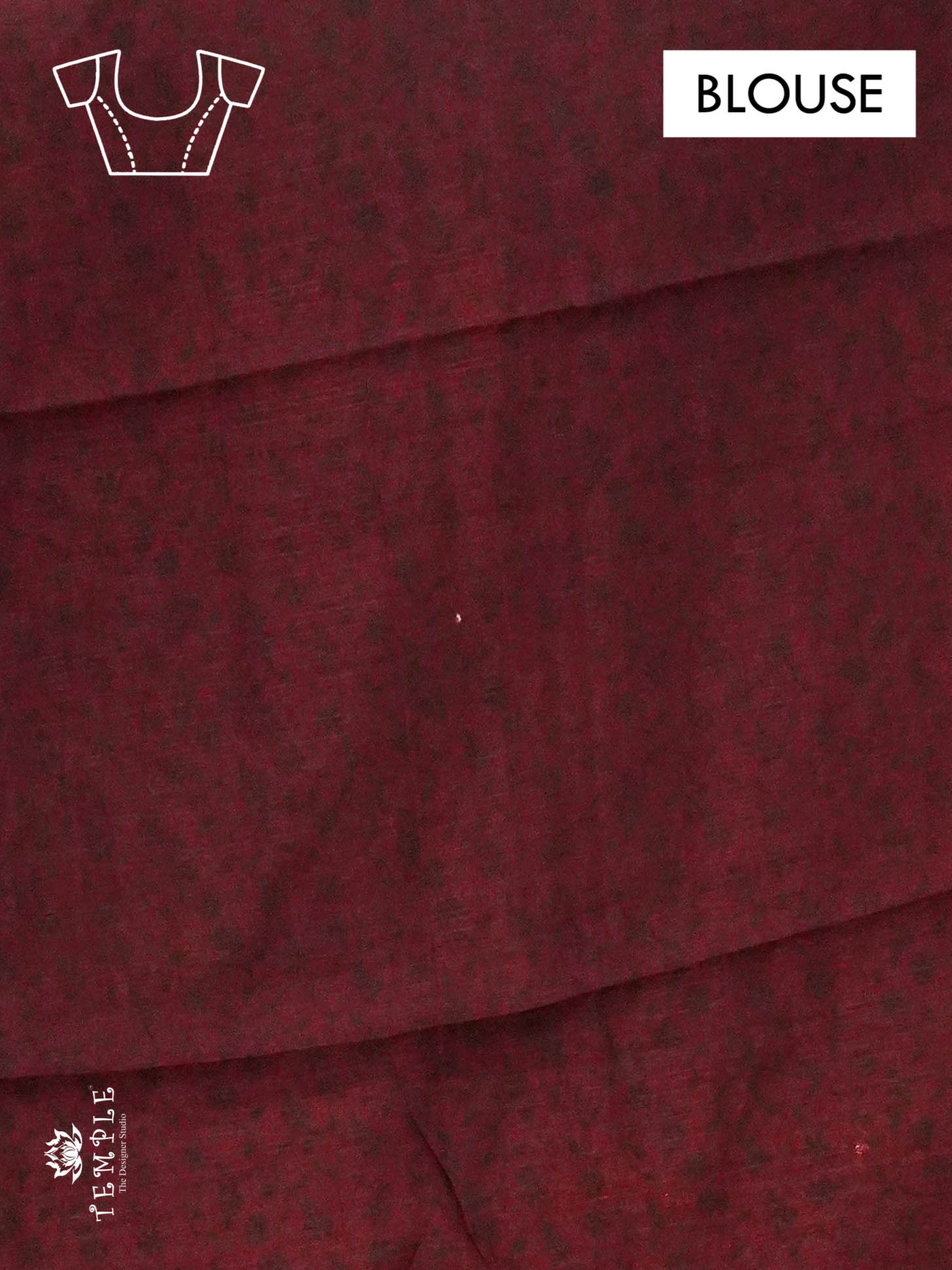 Bamboo Silk Saree (Maroon Border)  | TTDS1273 | Sparkling Deals