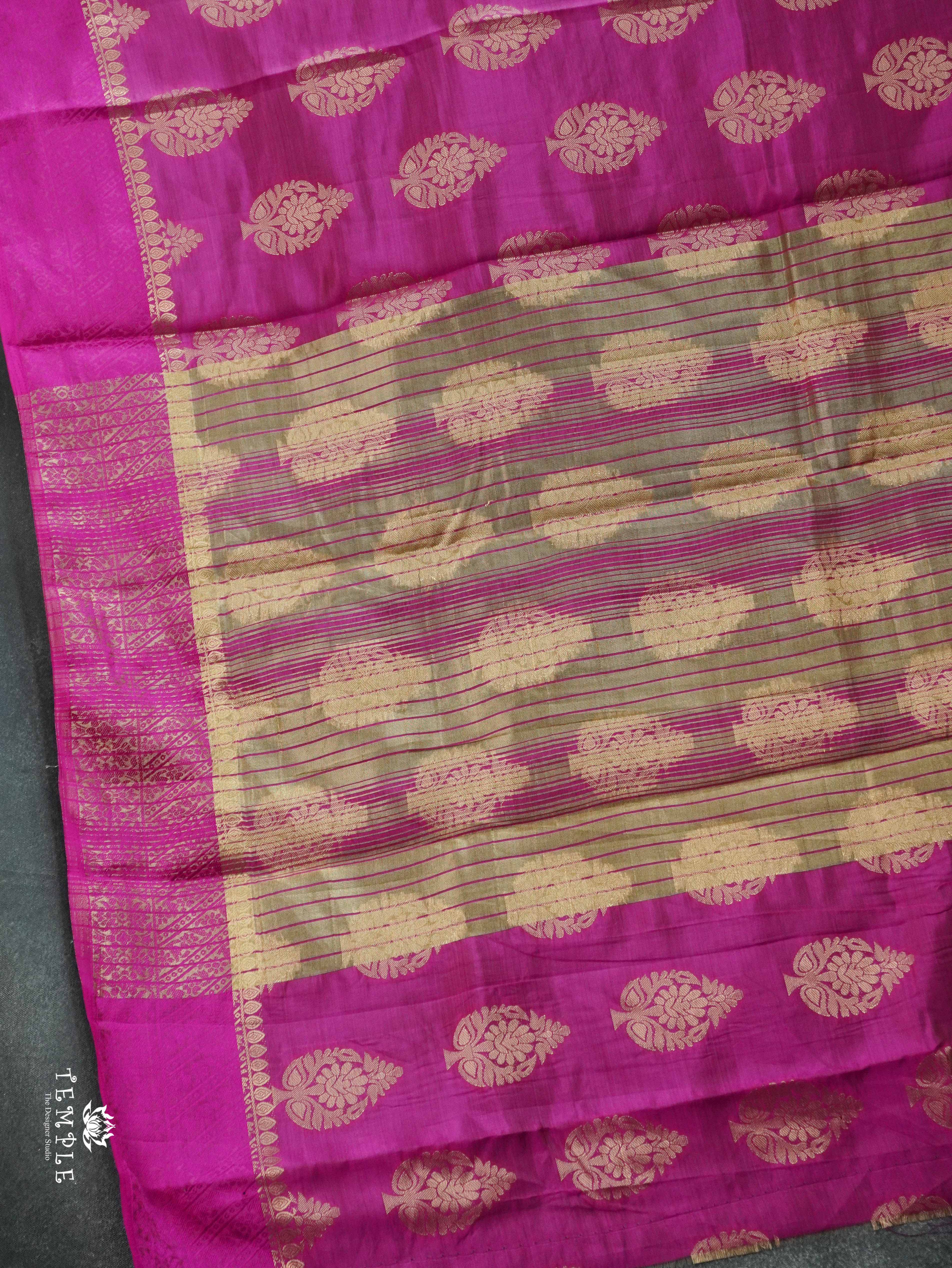 Semi Tussar Silk Saree | TTDS3150