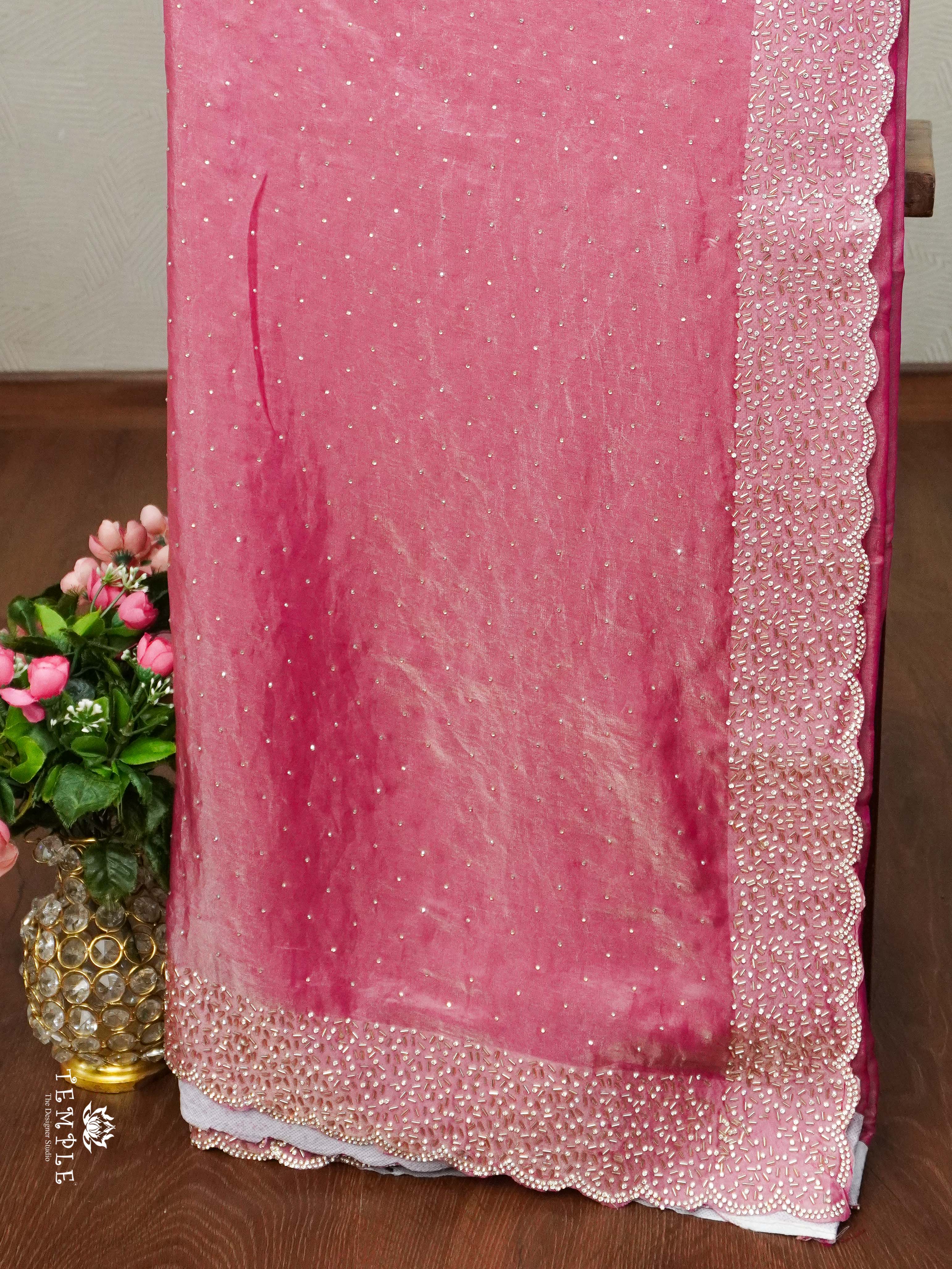 Designer Saree With Stone Work | TTDS2156