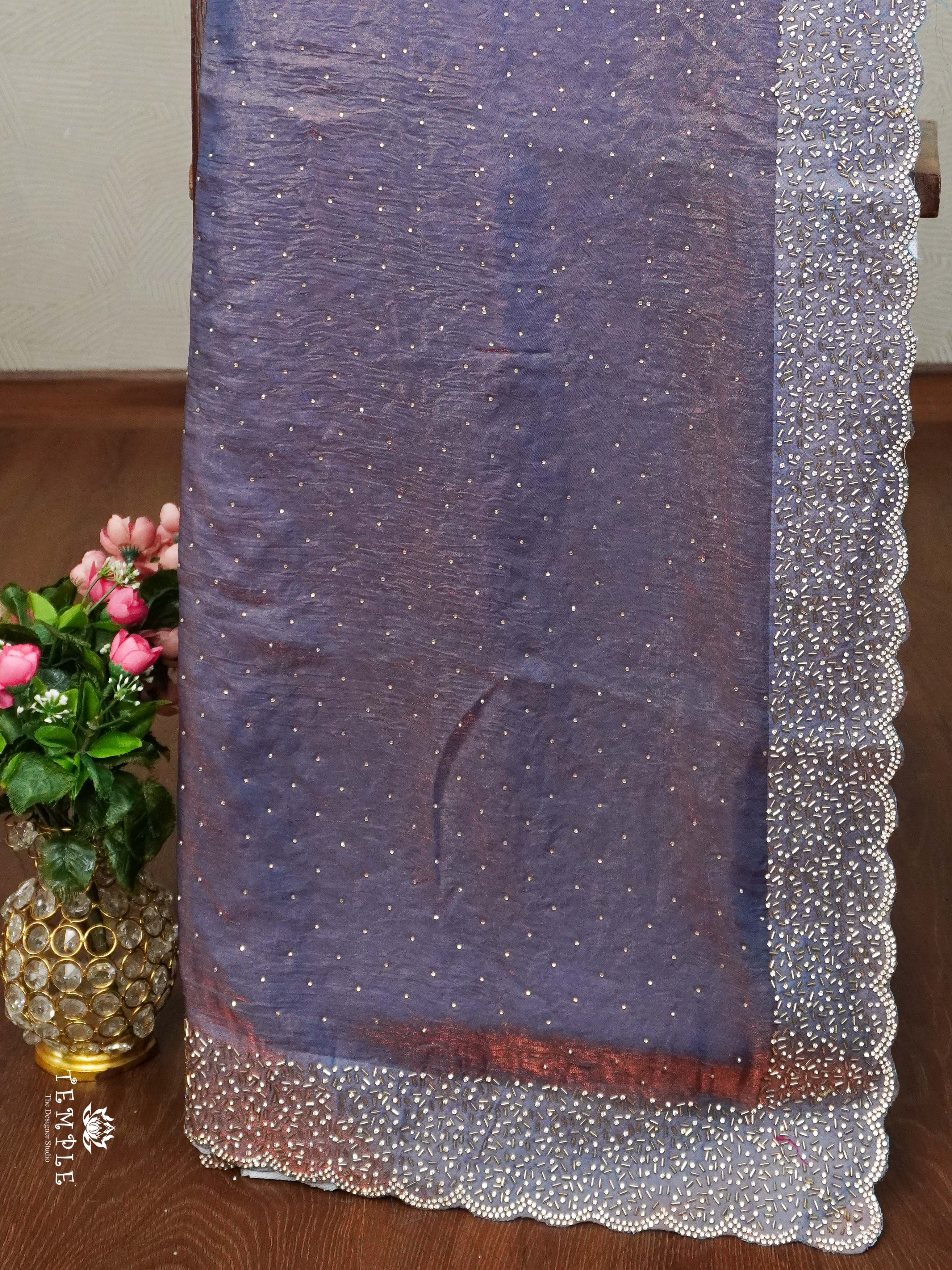 Designer Saree With Stone Work | TTDS2156
