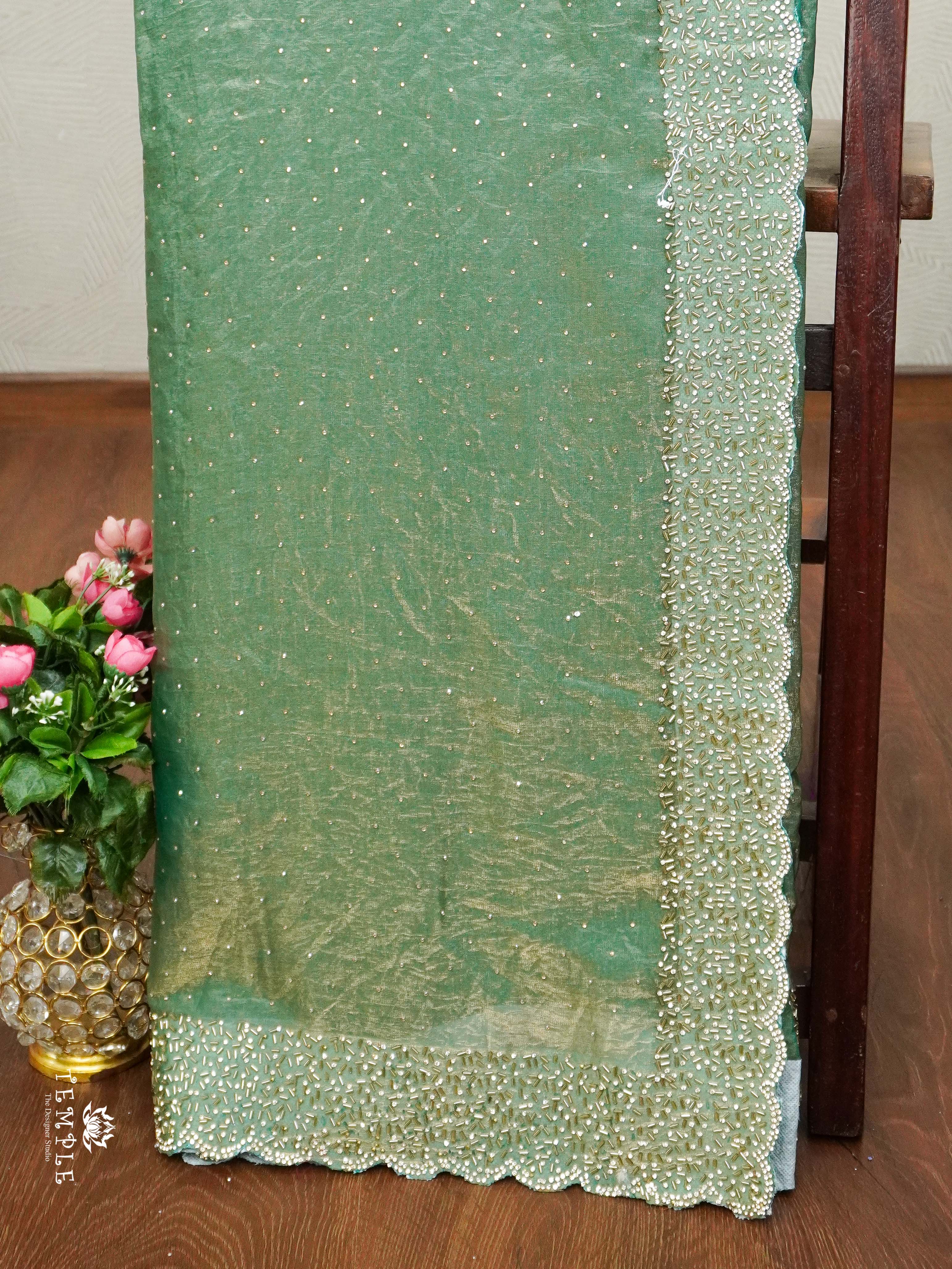 Designer Saree With Stone Work | TTDS2156