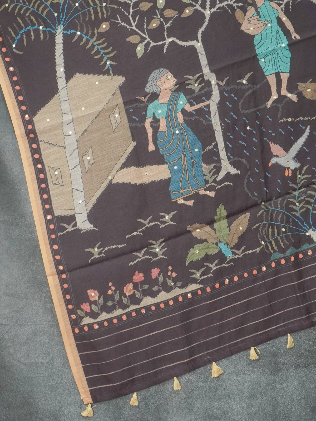 Chanderi Cotton Saree | TTDS3588