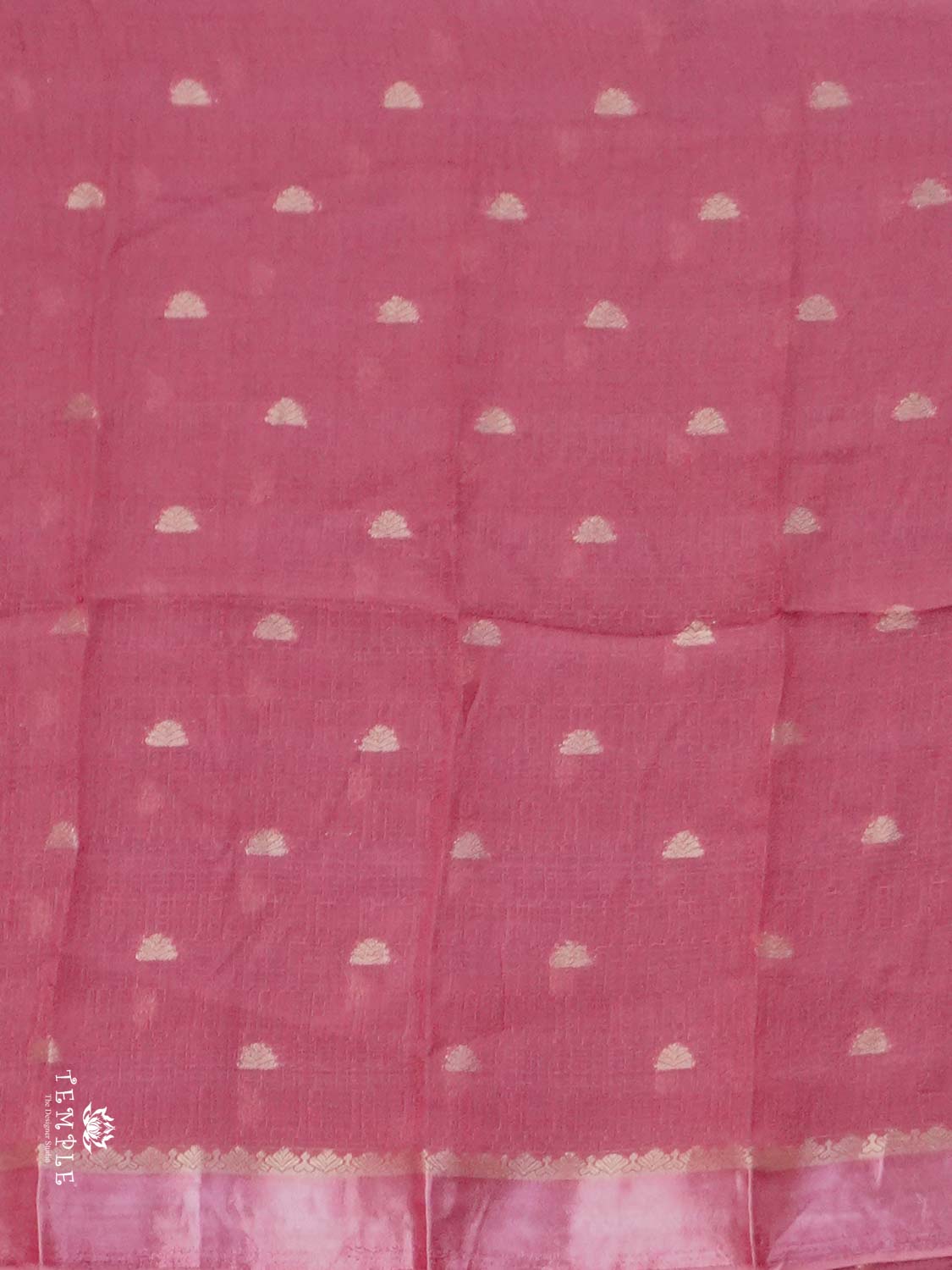 Khadi Silk Saree(Onion Pink) | TTDS2664