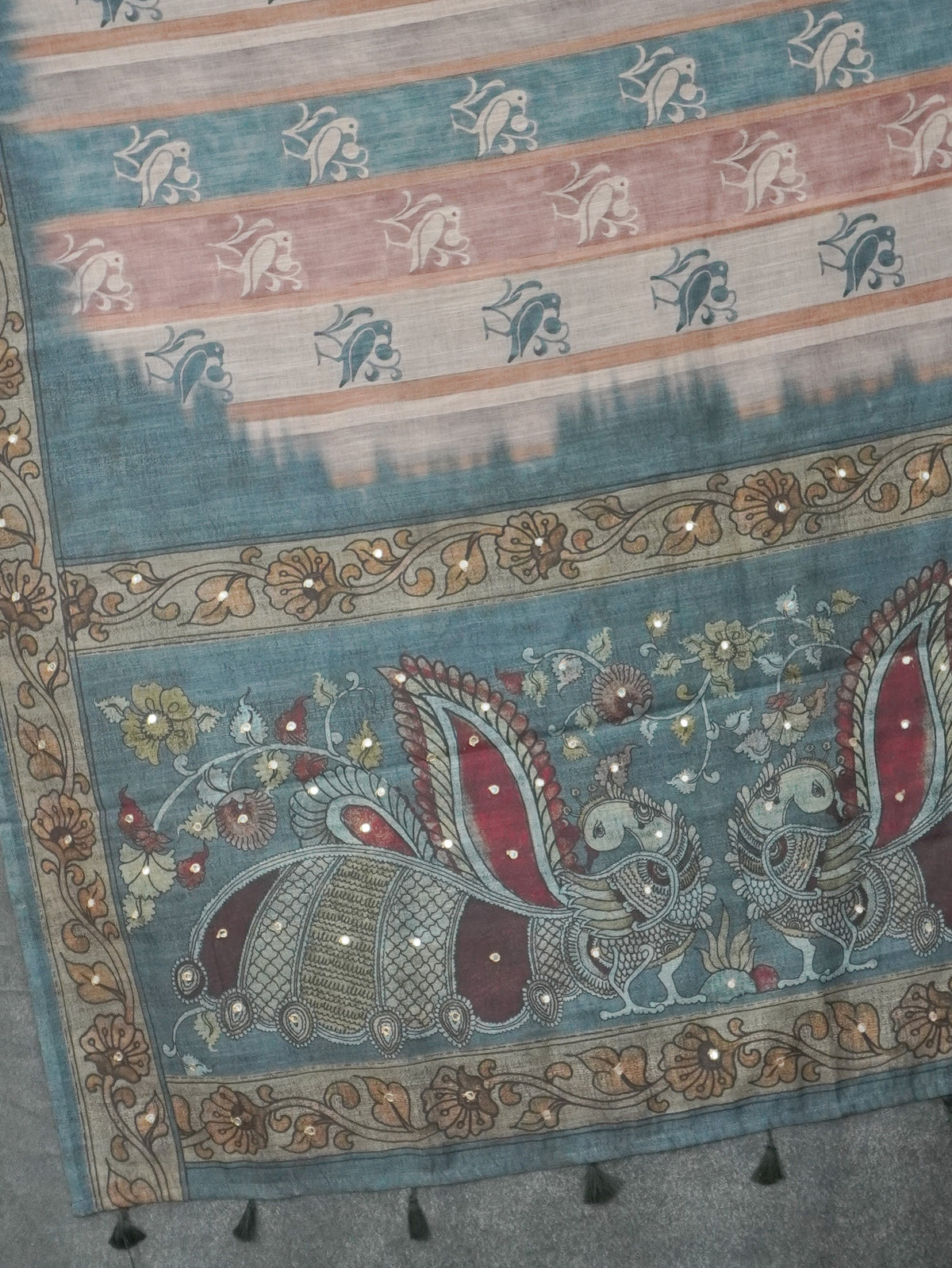 Chanderi Cotton Saree | TTDS3588