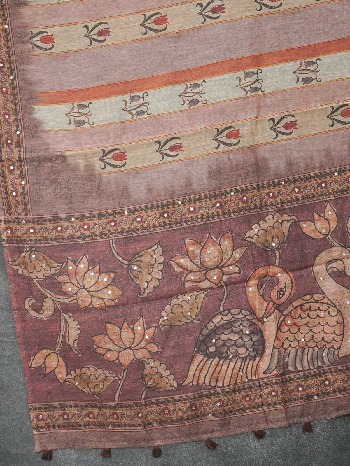 Chanderi Cotton Saree | TTDS3587