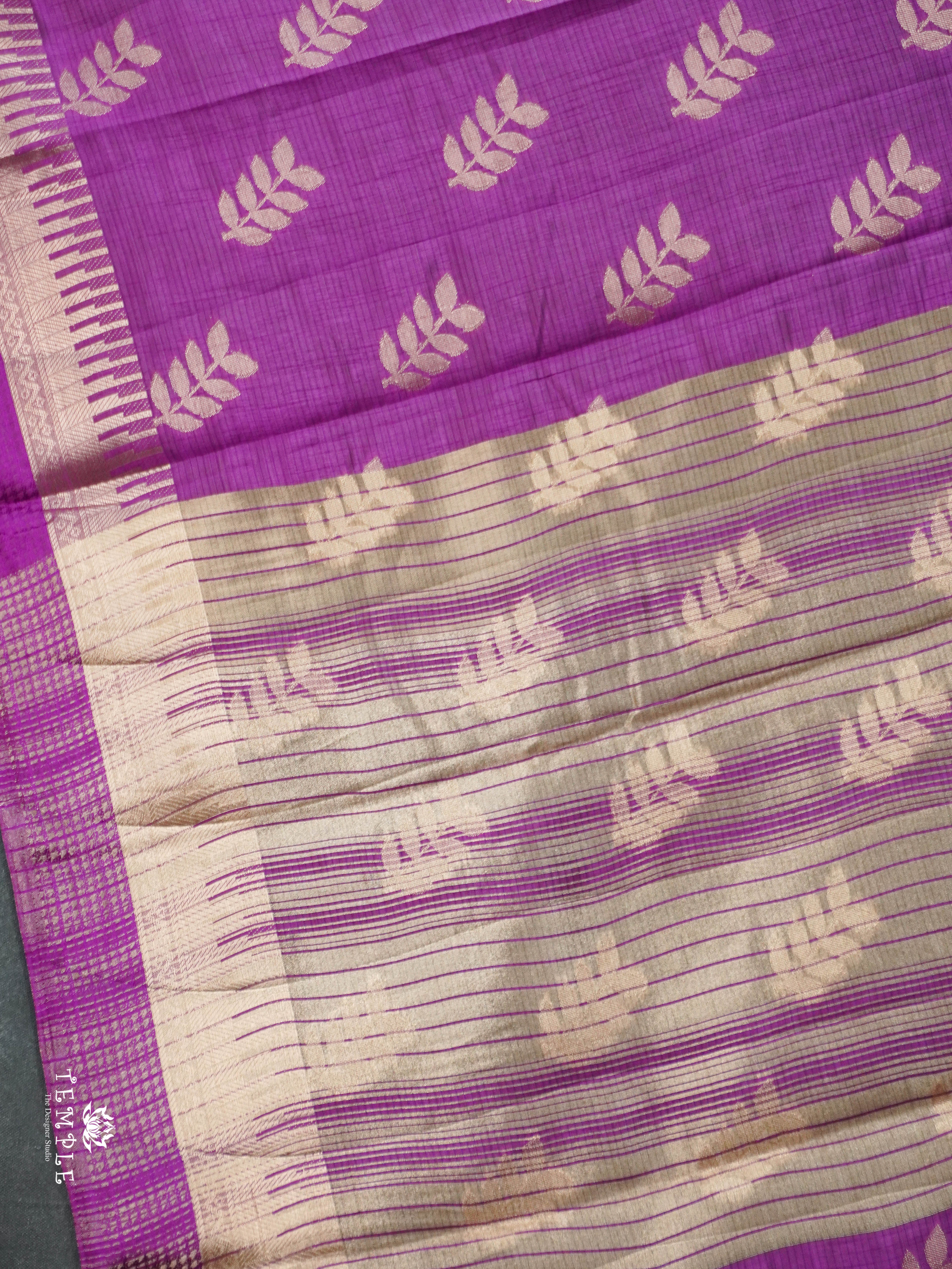 Semi Tussar Silk Saree | TTDS3148