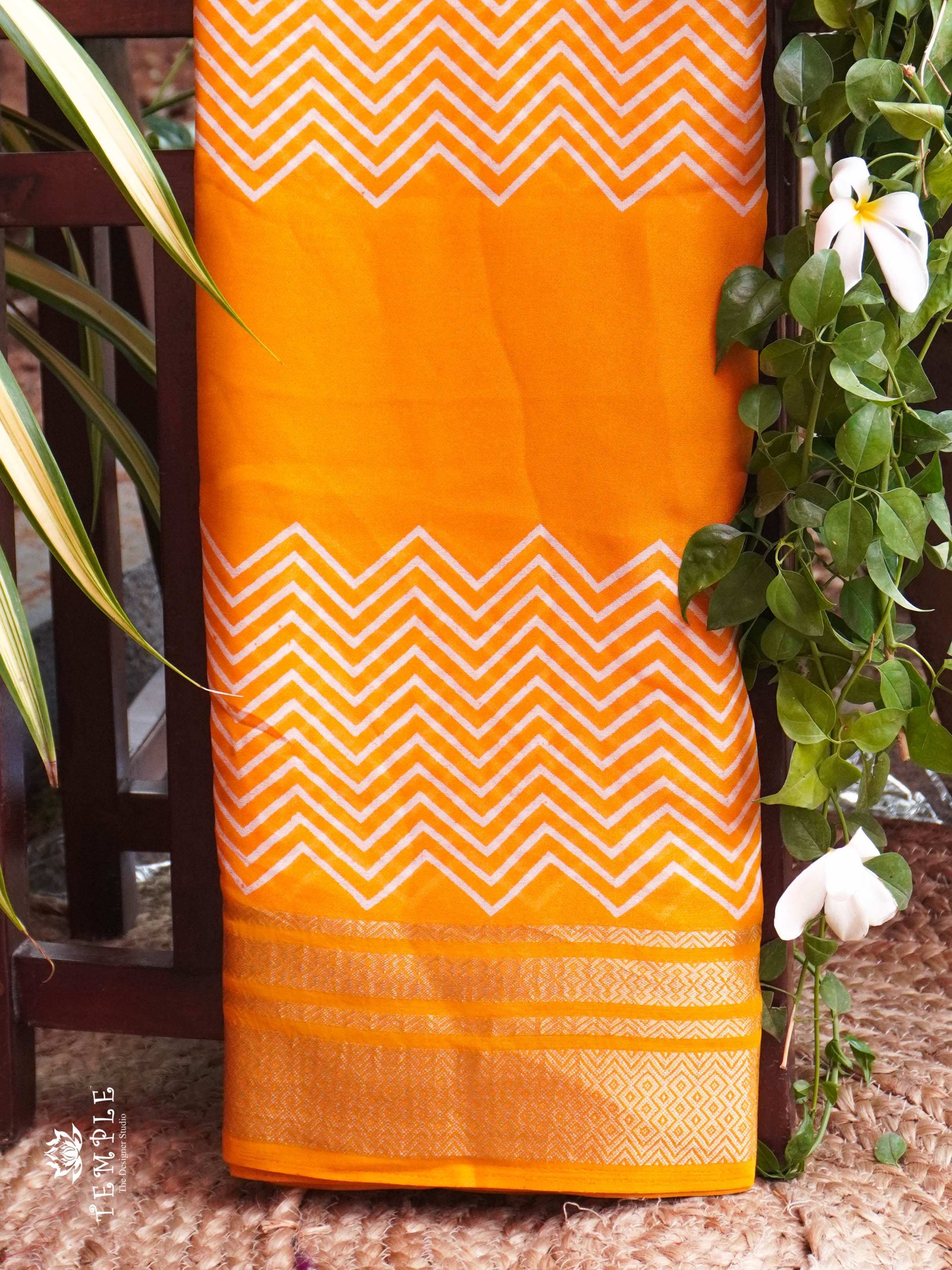 Georgette Saree with Leheriya Pattern | TTDS1282