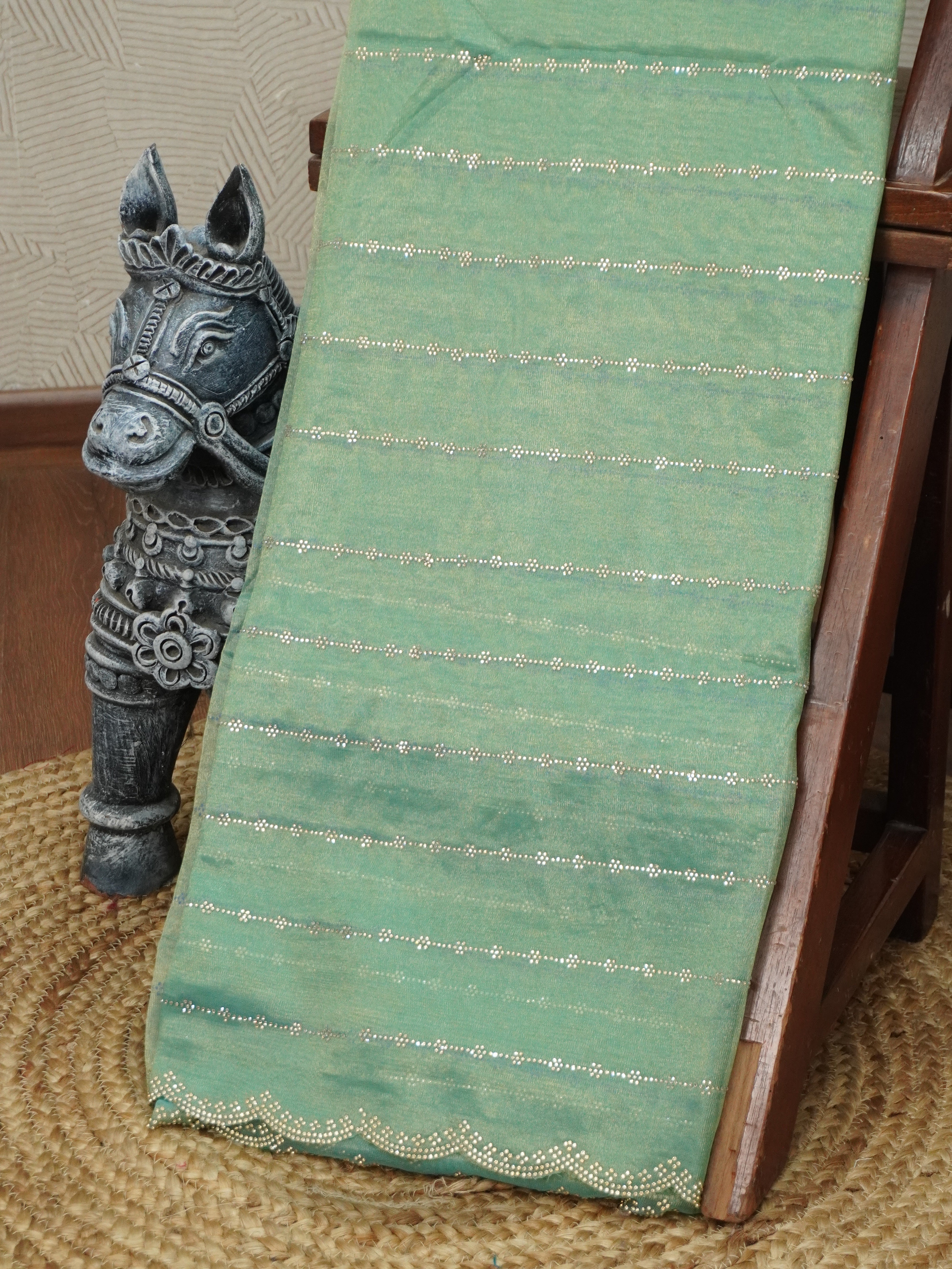 Designer Saree With Stone Work | TTDS3156
