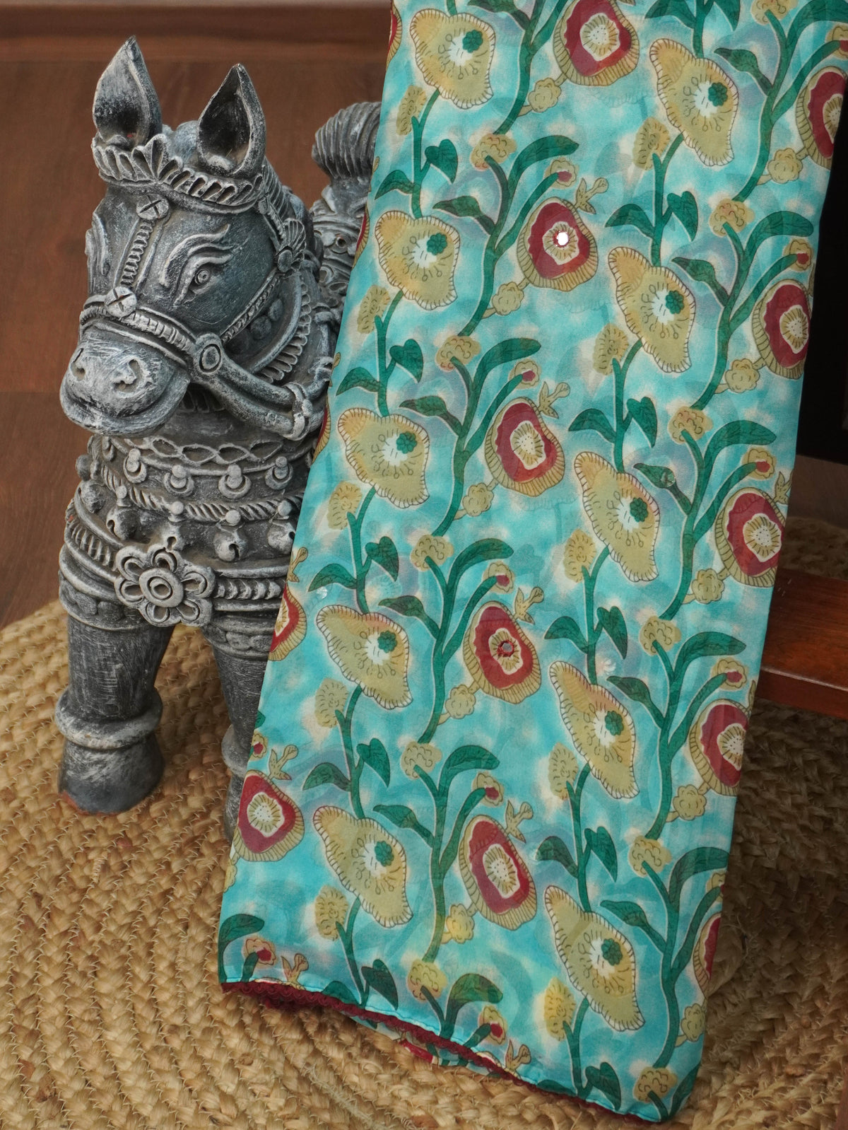 Printed Georgette Saree | TTDS3579