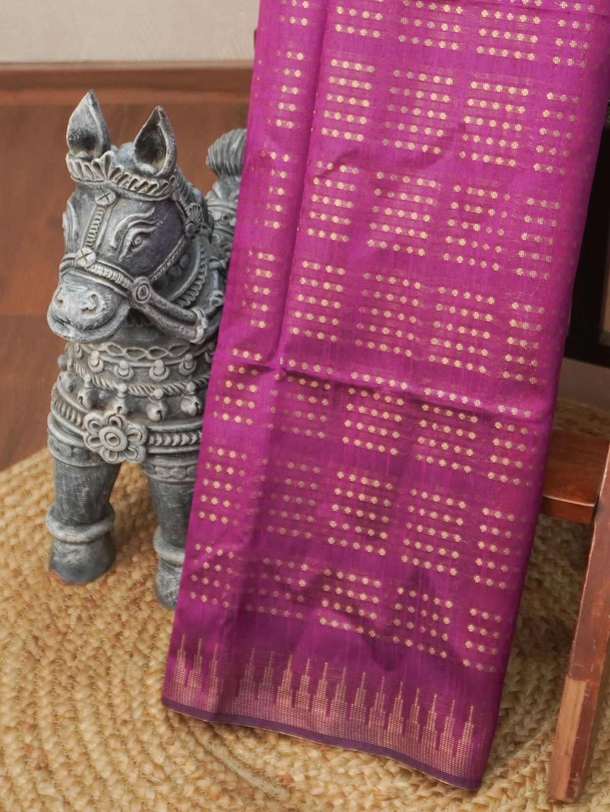Raw Silk Saree | TTDS3582