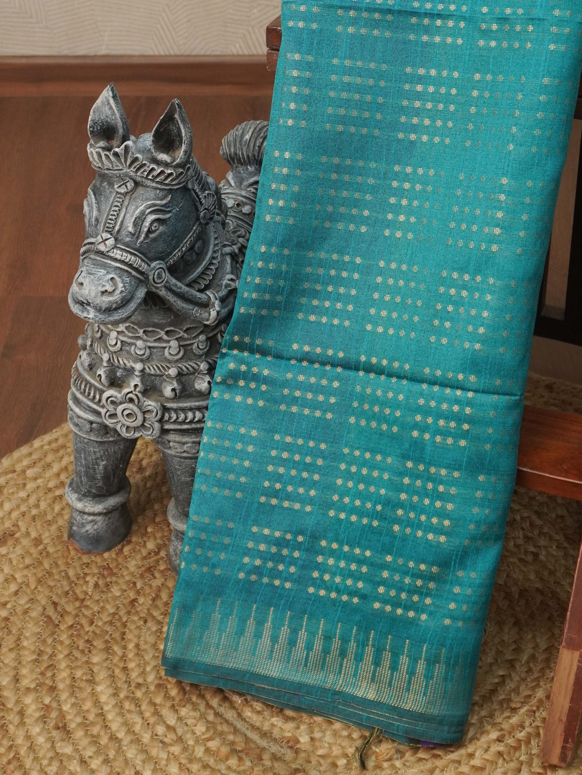 Raw Silk Saree | TTDS3582