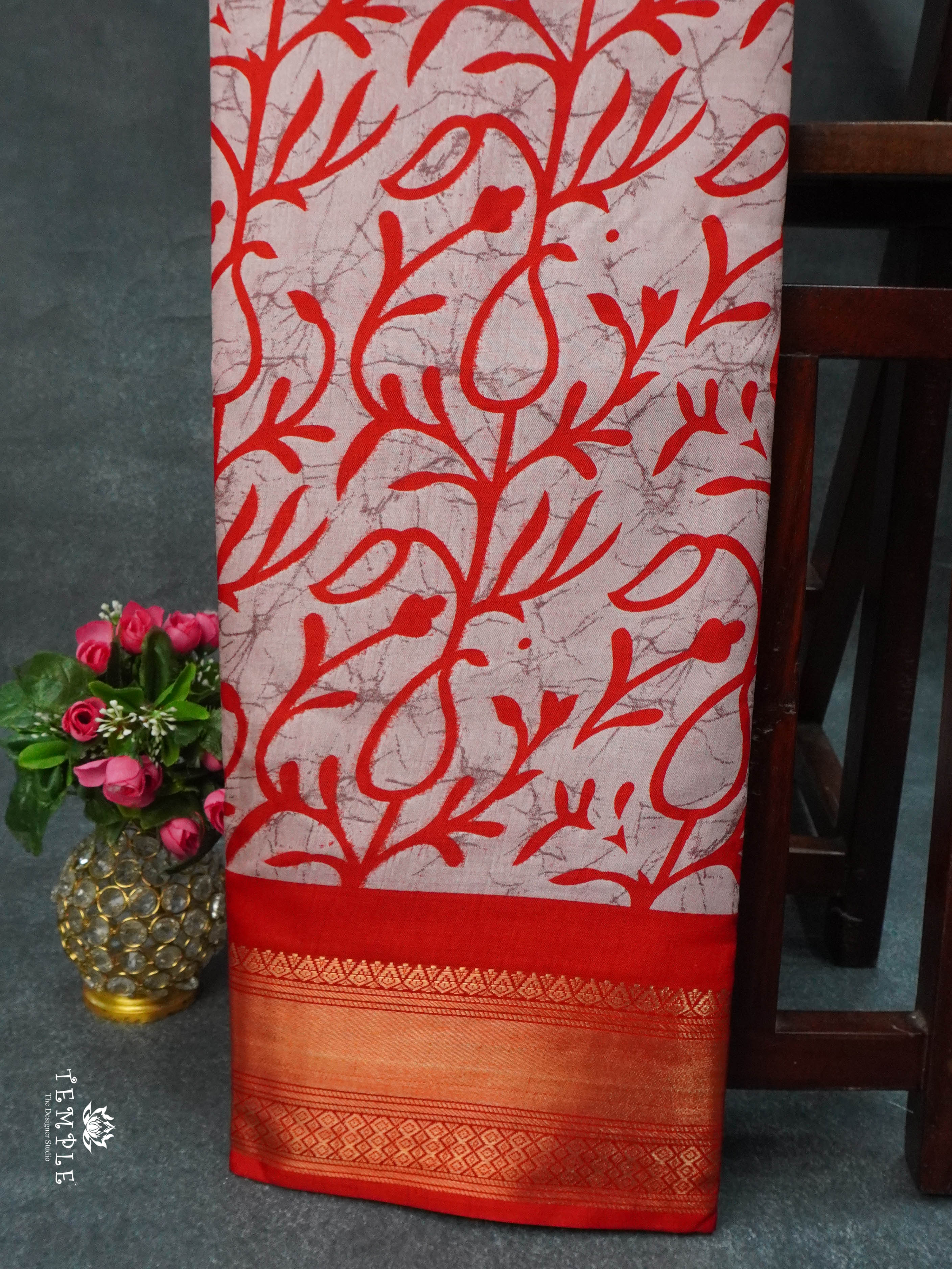 Printed Binny Silk Saree | TTDS1693 | PRE BOOKING