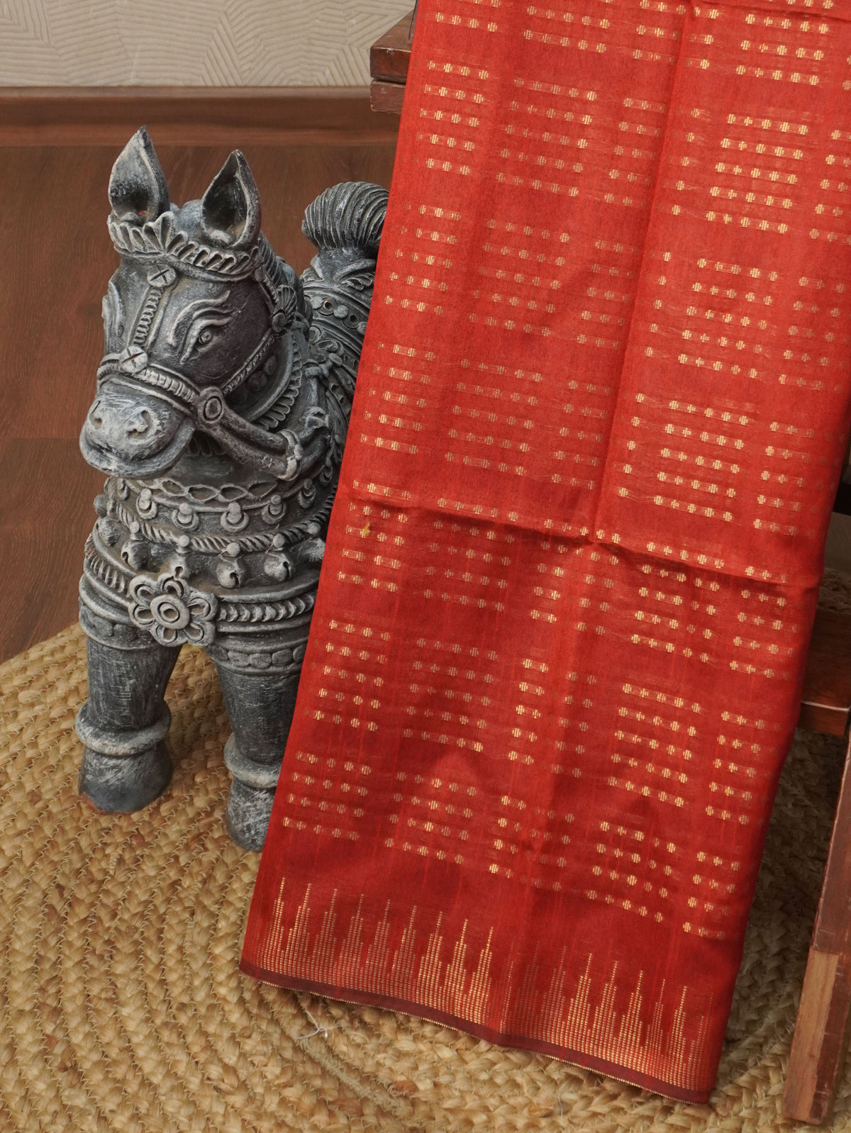 Raw Silk Saree | TTDS3582