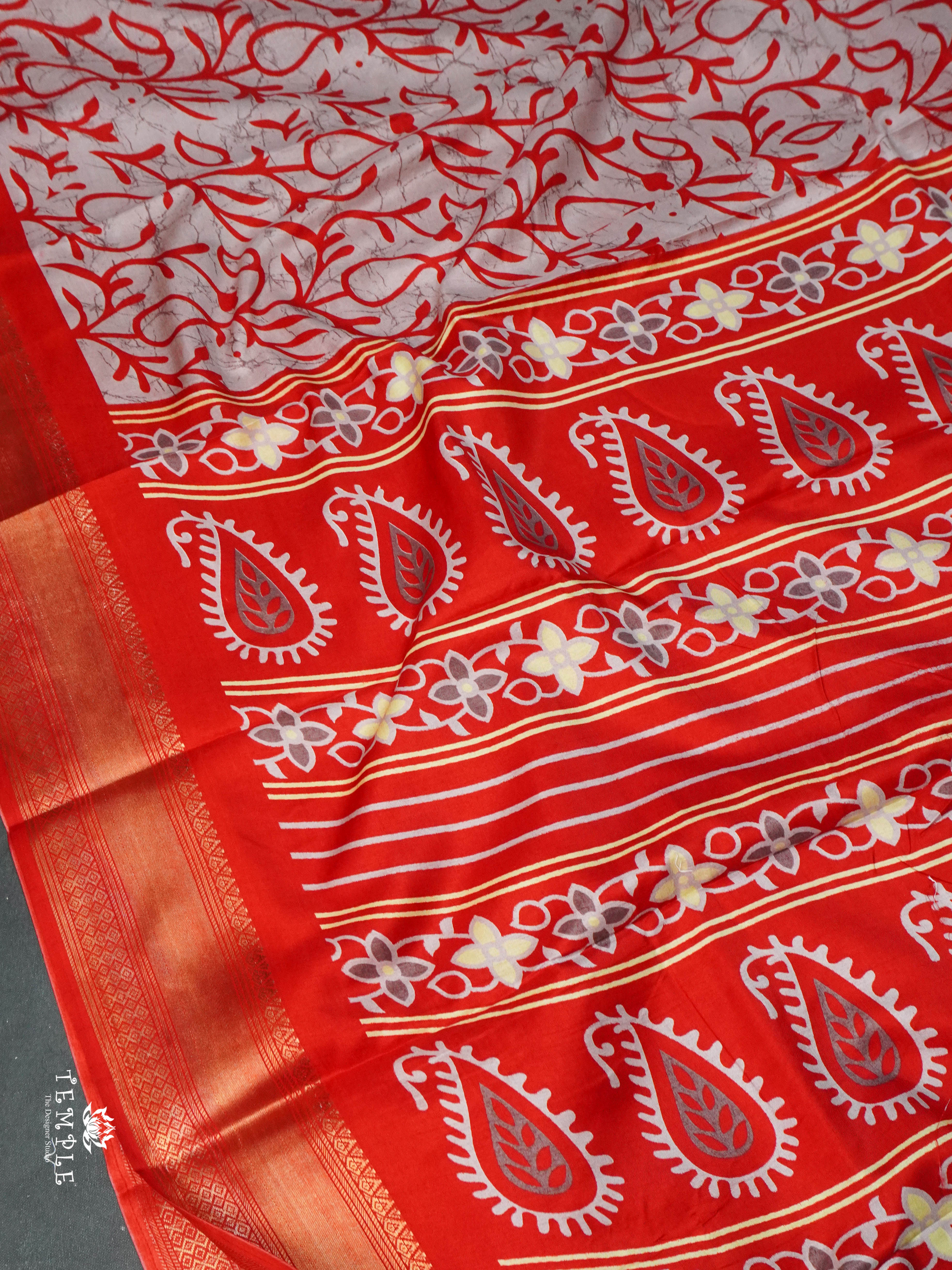 Printed Binny Silk Saree | TTDS1693 | PRE BOOKING