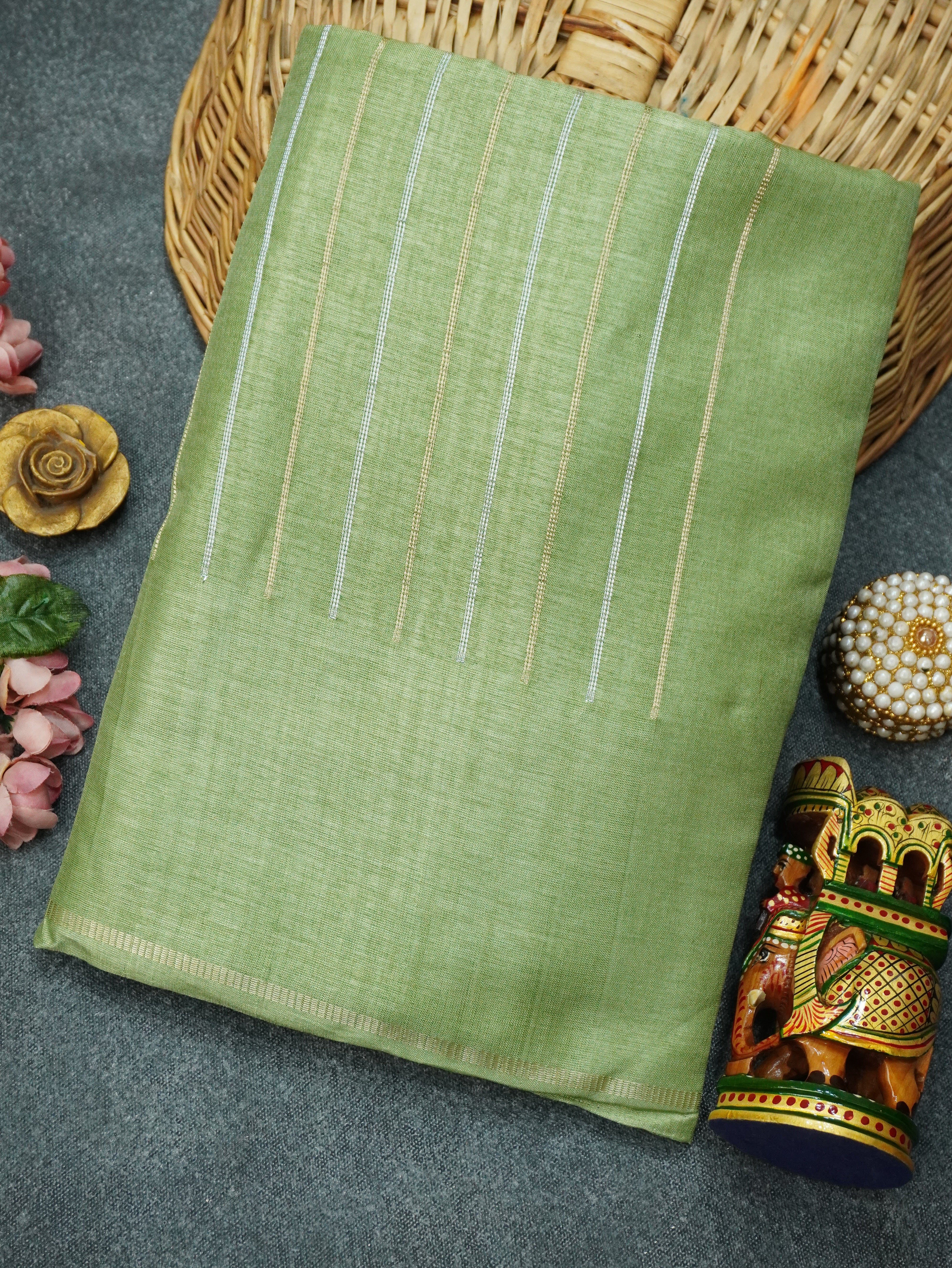 Handloom Matka Silk Saree | TTDS3158