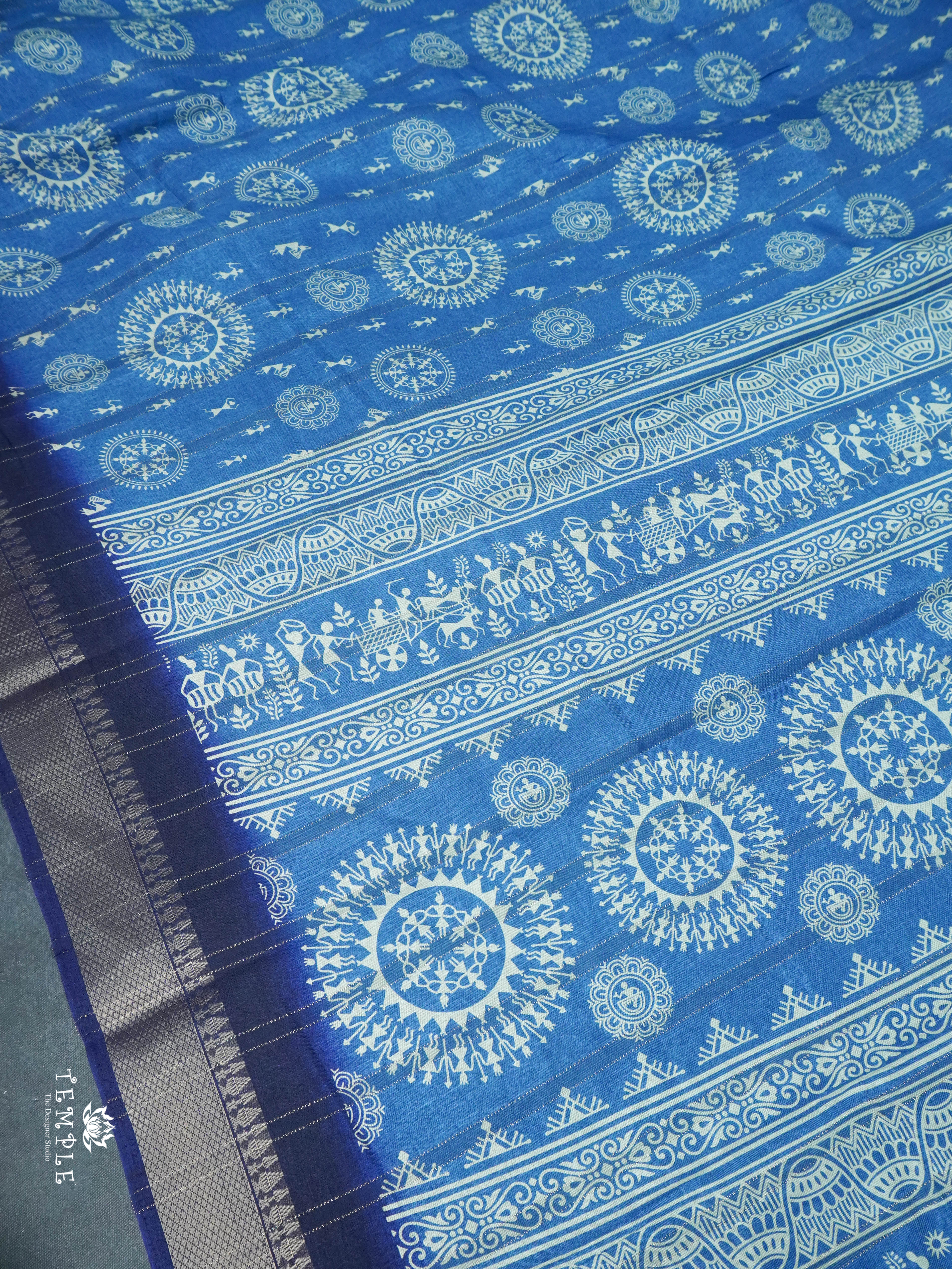 Warli Printed Saree | TTDS1698