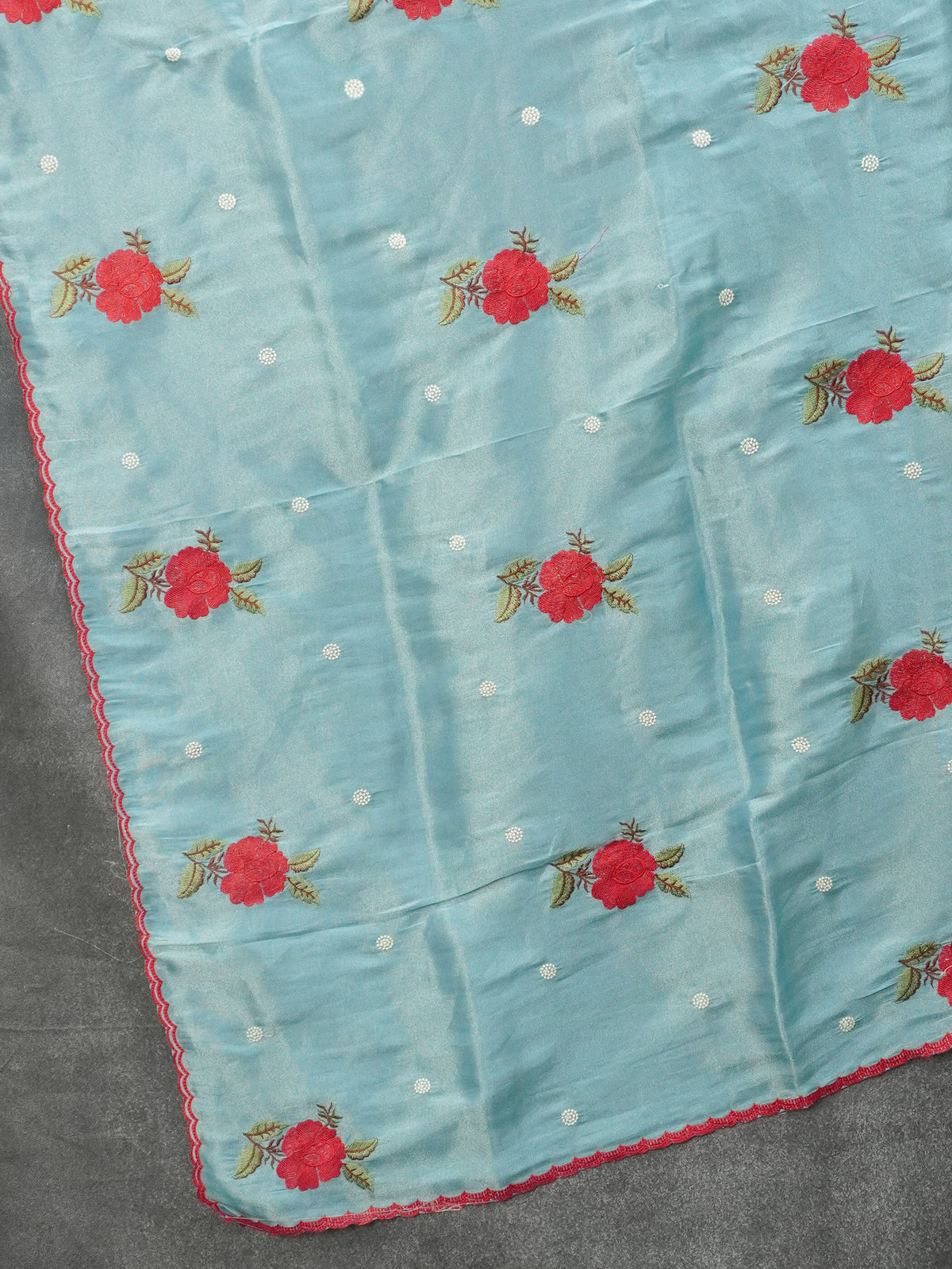 Organza Saree With Tissue Finish | TTDS3485