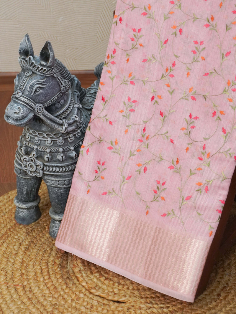 Linen Tissue Saree | TTDS3590