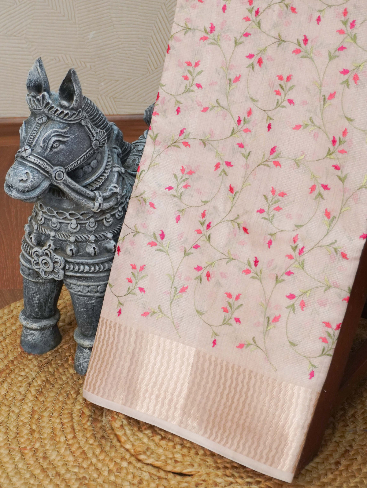 Linen Tissue Saree | TTDS3590