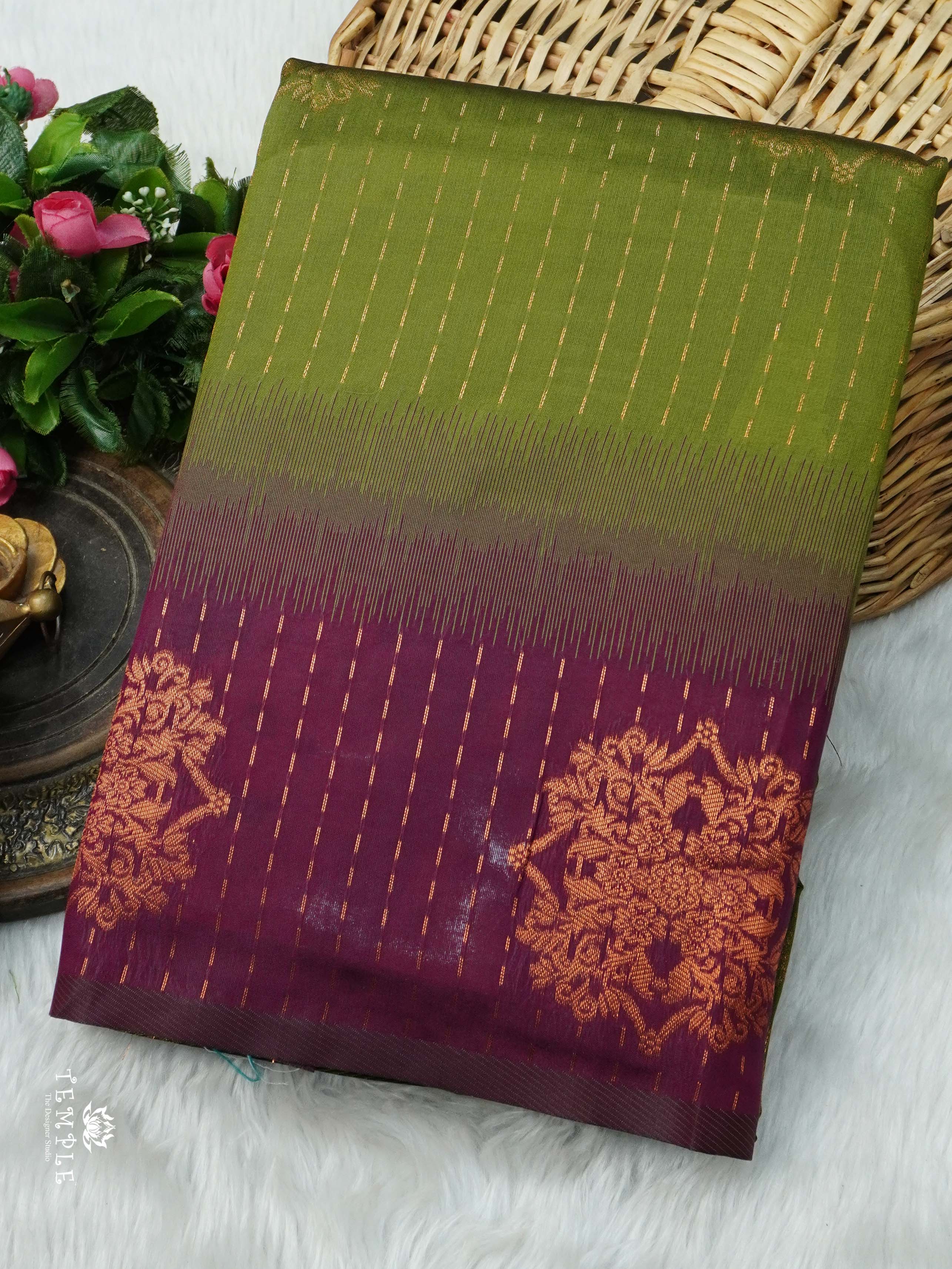 Semi Kanchi Silk Saree | TTDS2736