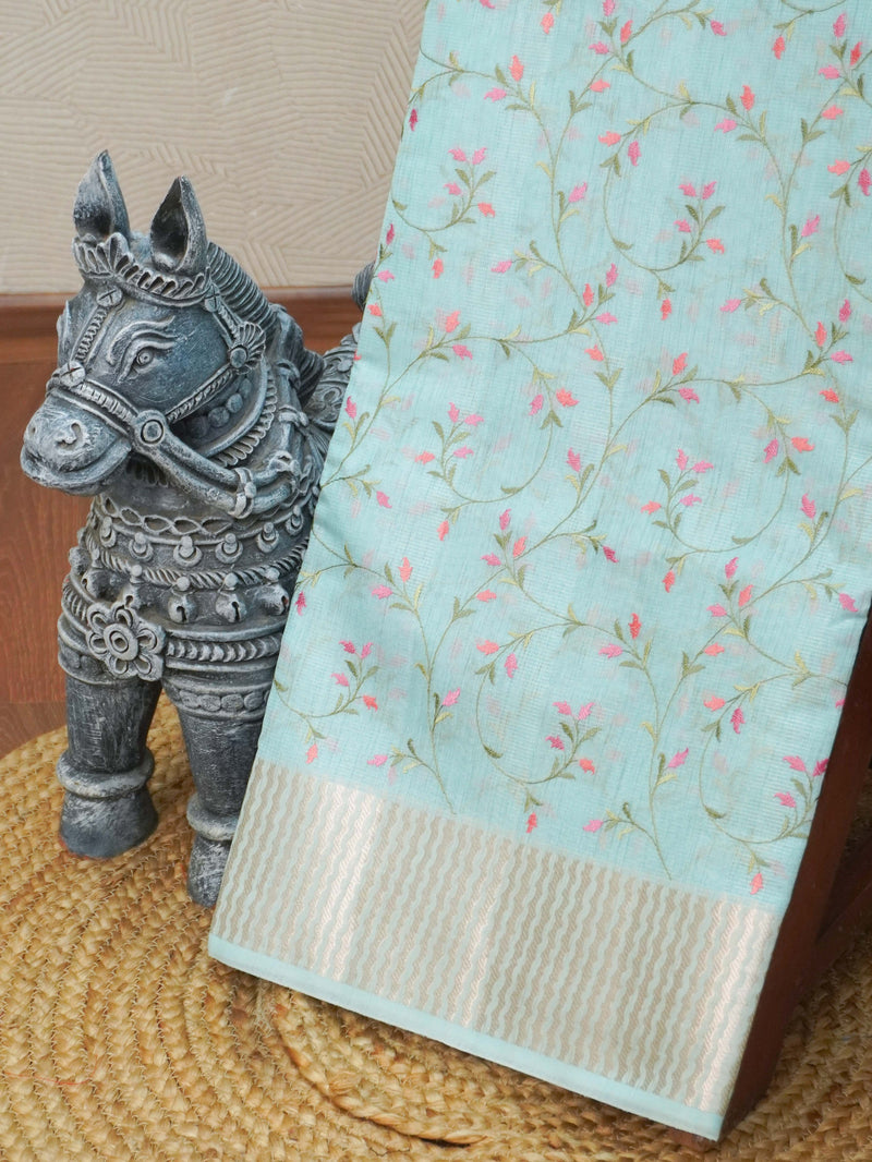 Linen Tissue Saree | TTDS3590