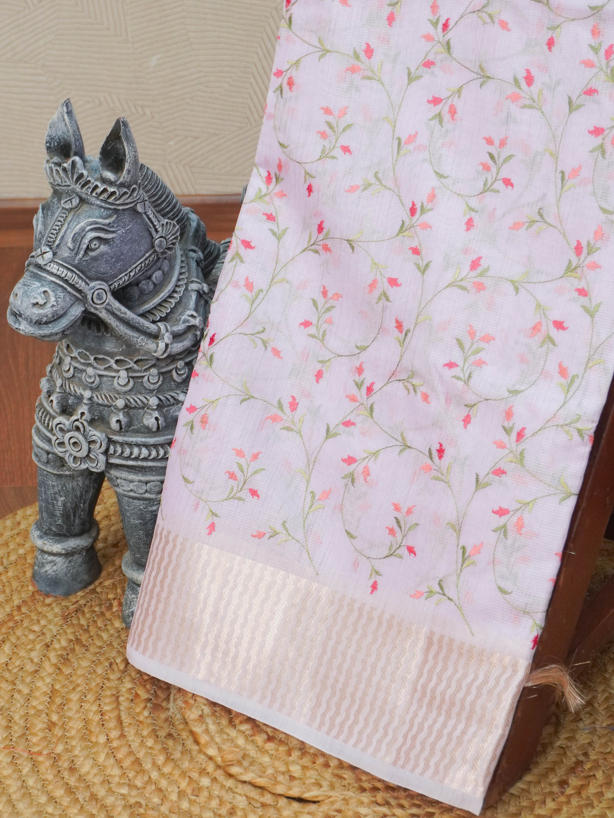 Linen Tissue Saree | TTDS3590