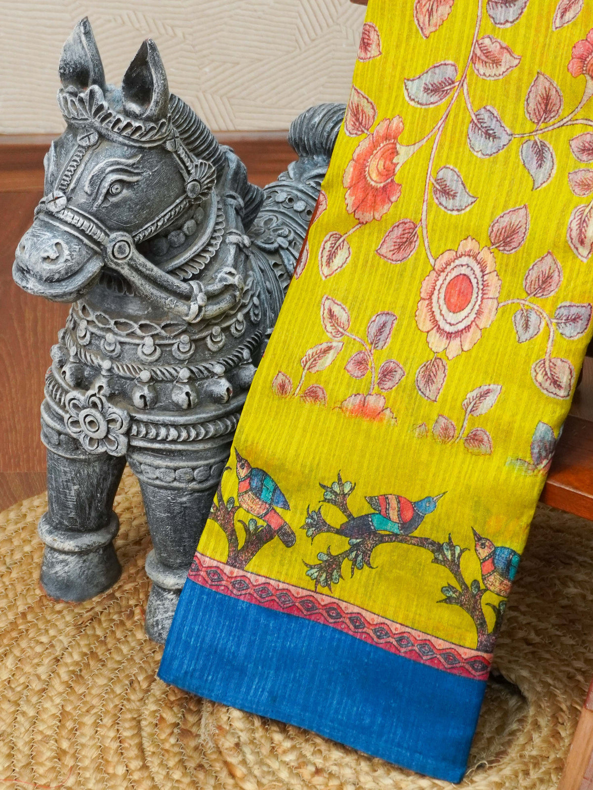 Summer Loom Cotton Saree | TTDS3590