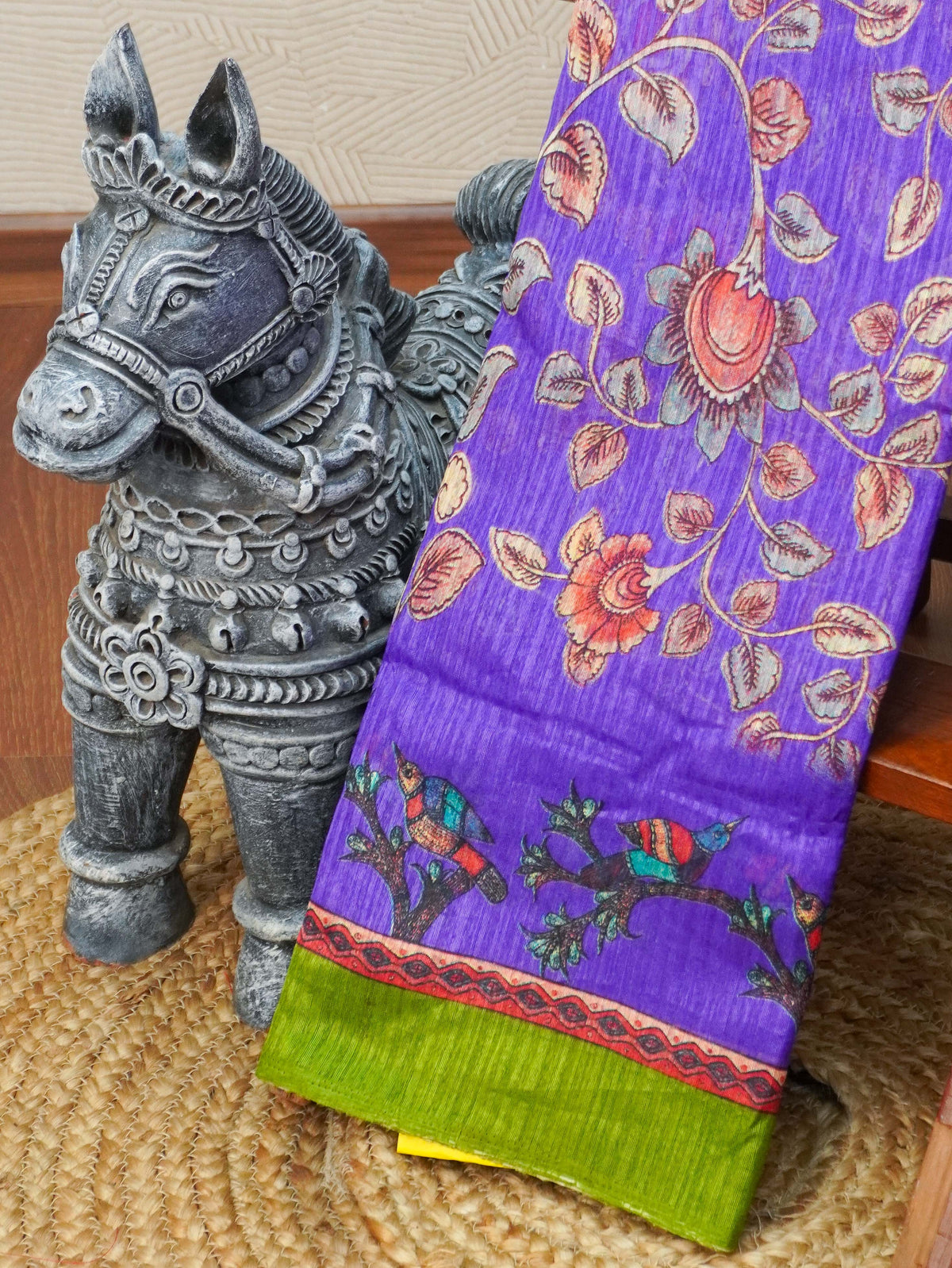 Summer Loom Cotton Saree | TTDS3590