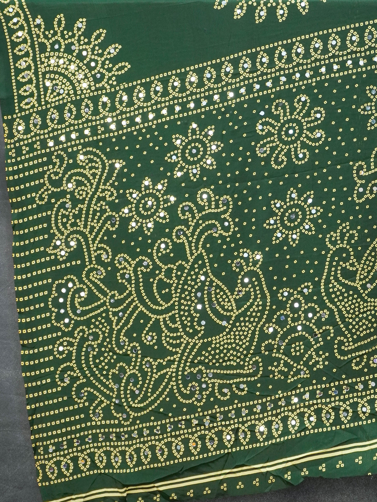 Ajrakh Printed Modal Silk Saree | TTDS3591